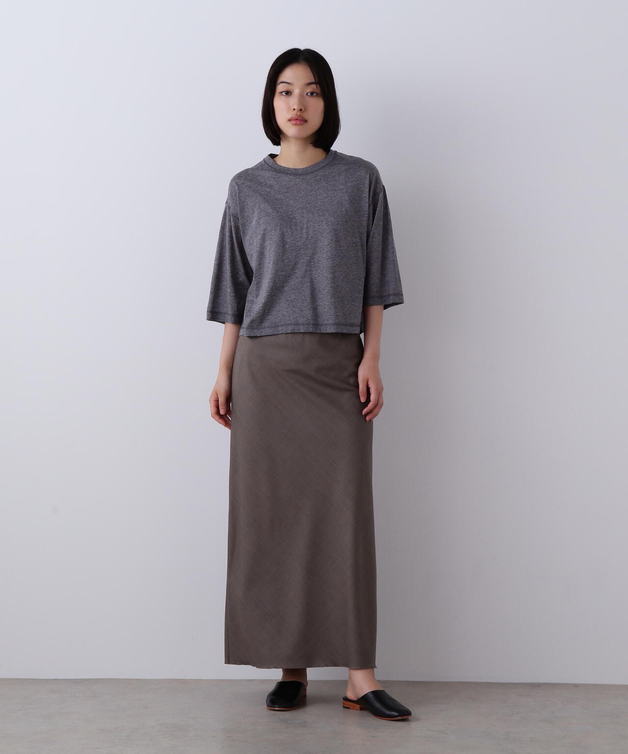 YLEVE / COTTON SHEER JERSEY SHORT SLEEVE
