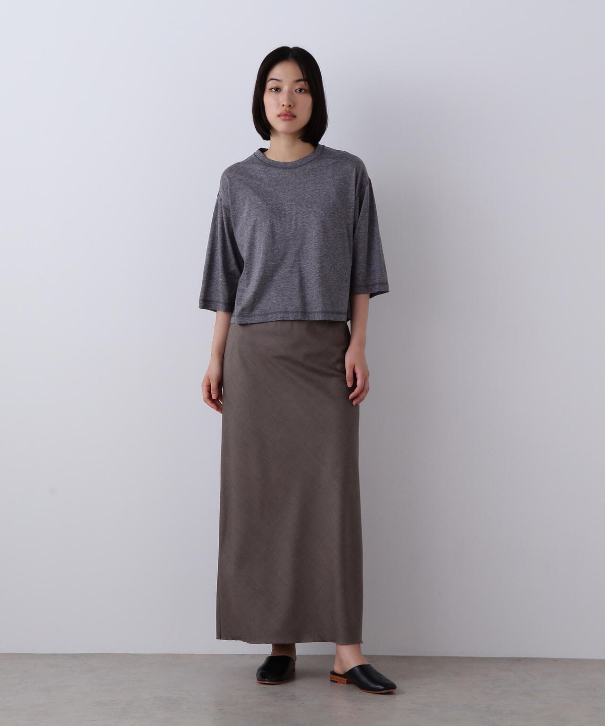 YLEVE / COTTON SHEER JERSEY SHORT SLEEVE