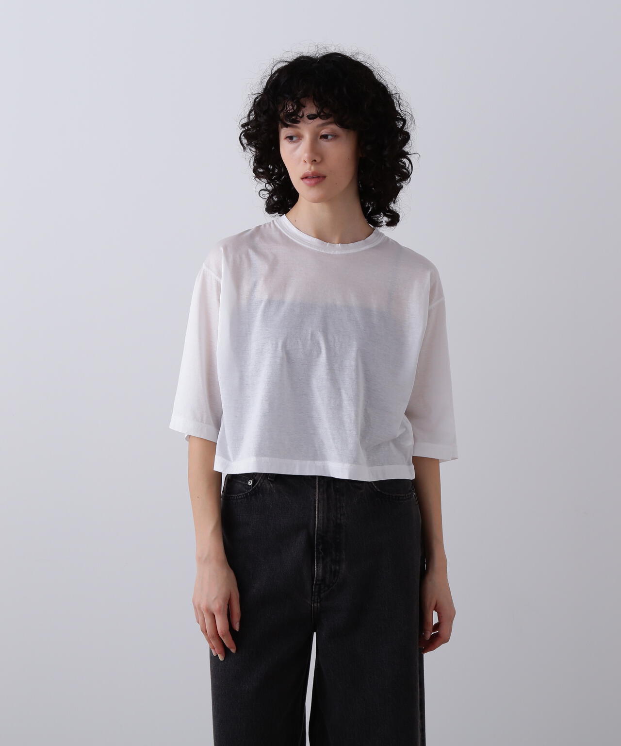 YLEVE / COTTON SHEER JERSEY SHORT SLEEVE