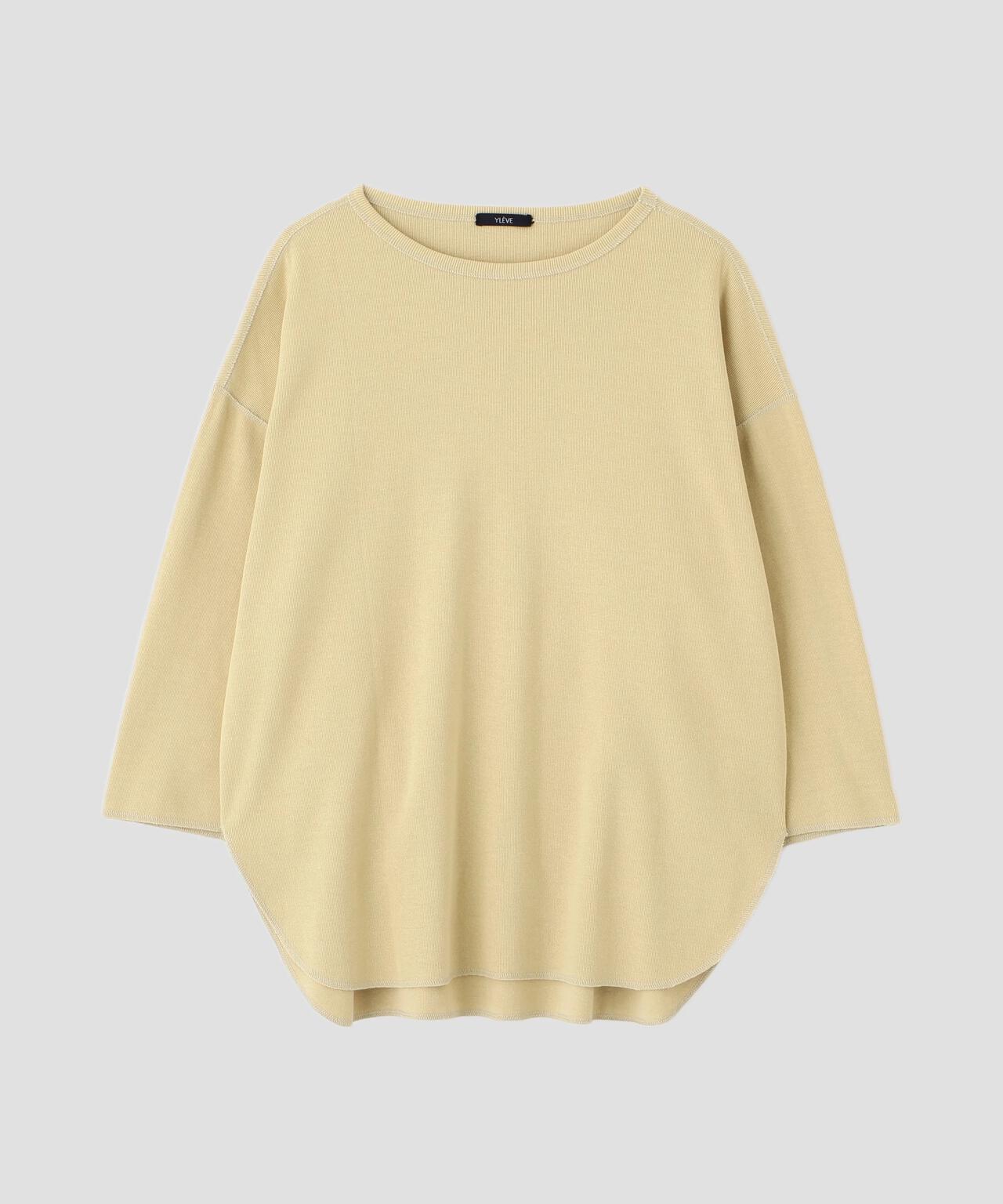 YLEVE / COTTON RIB PULLOVER BIG