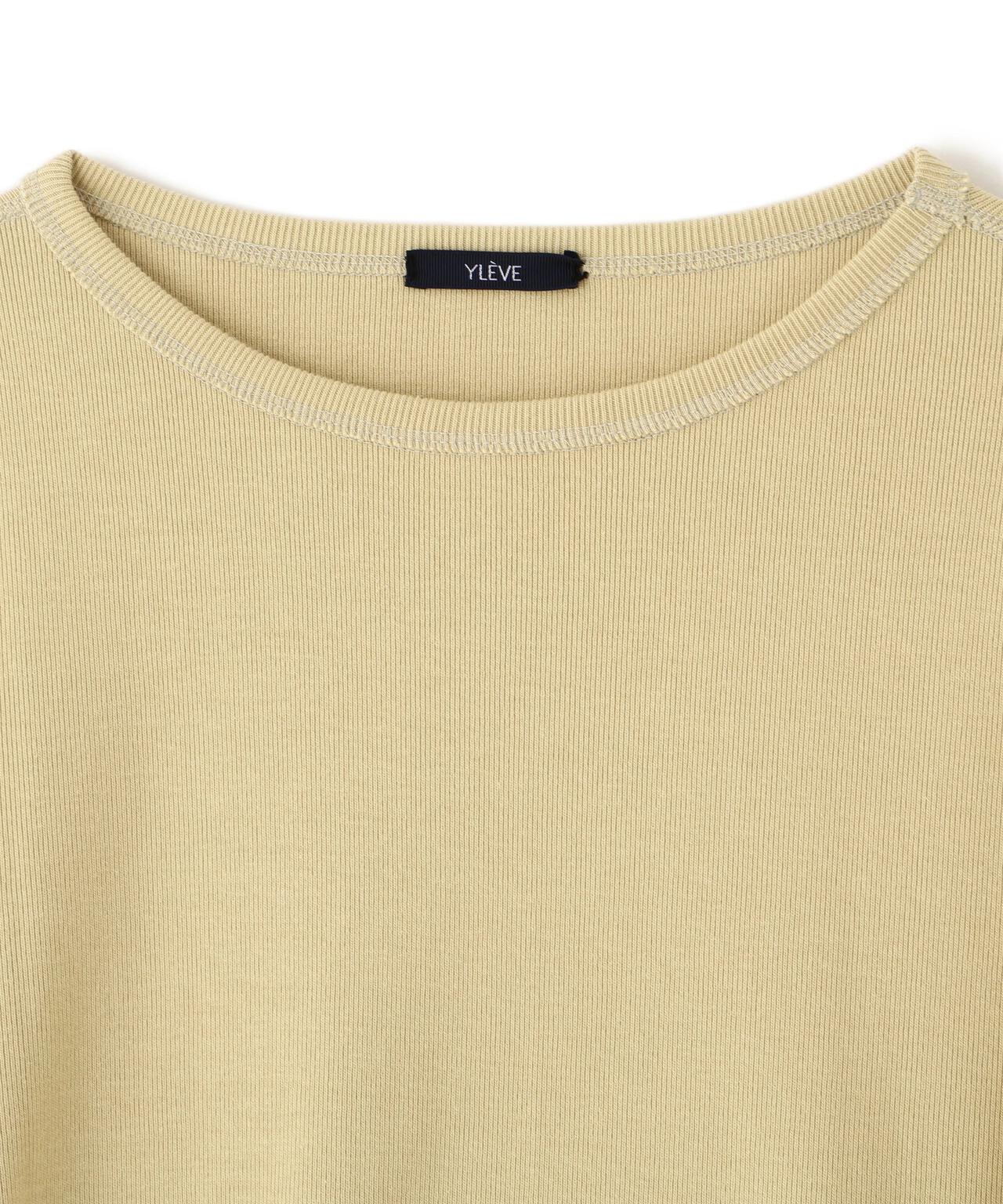 YLEVE / COTTON RIB PULLOVER BIG