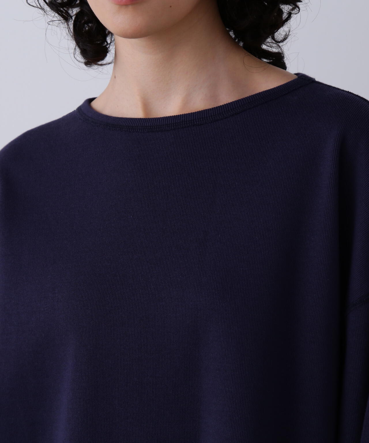 YLEVE / COTTON RIB PULLOVER BIG