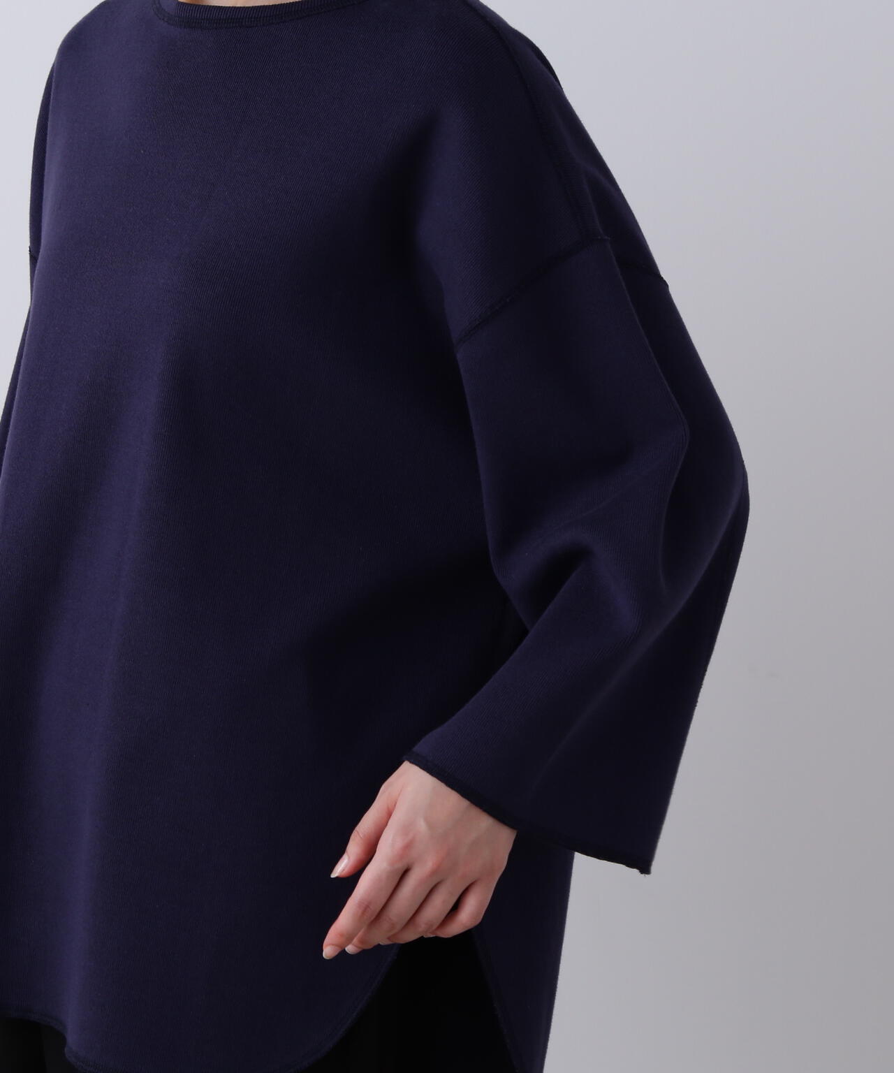 YLEVE / COTTON RIB PULLOVER BIG