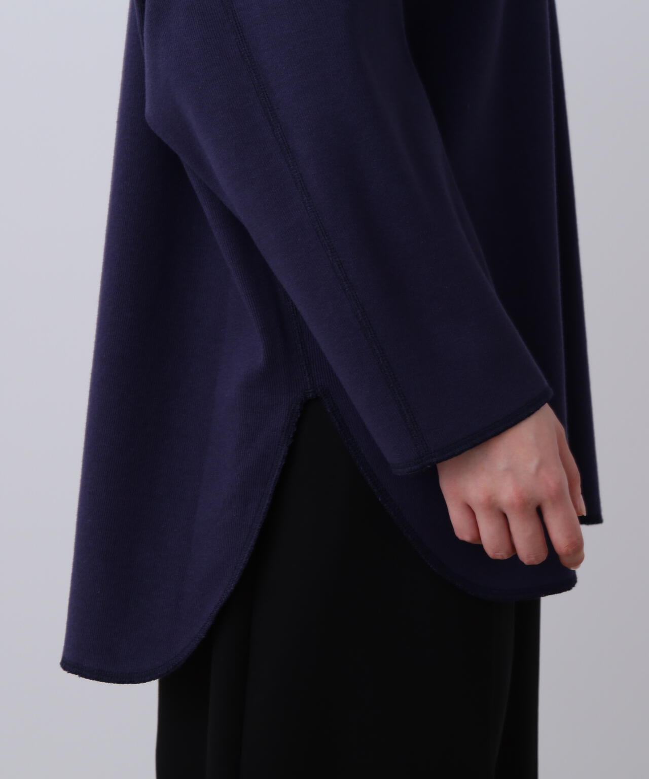 YLEVE / COTTON RIB PULLOVER BIG