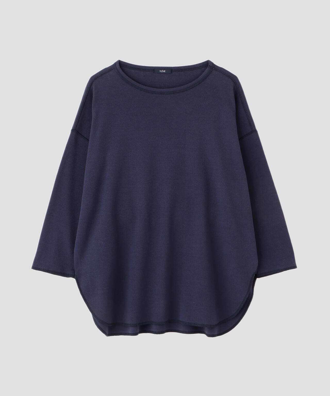 YLEVE / COTTON RIB PULLOVER BIG