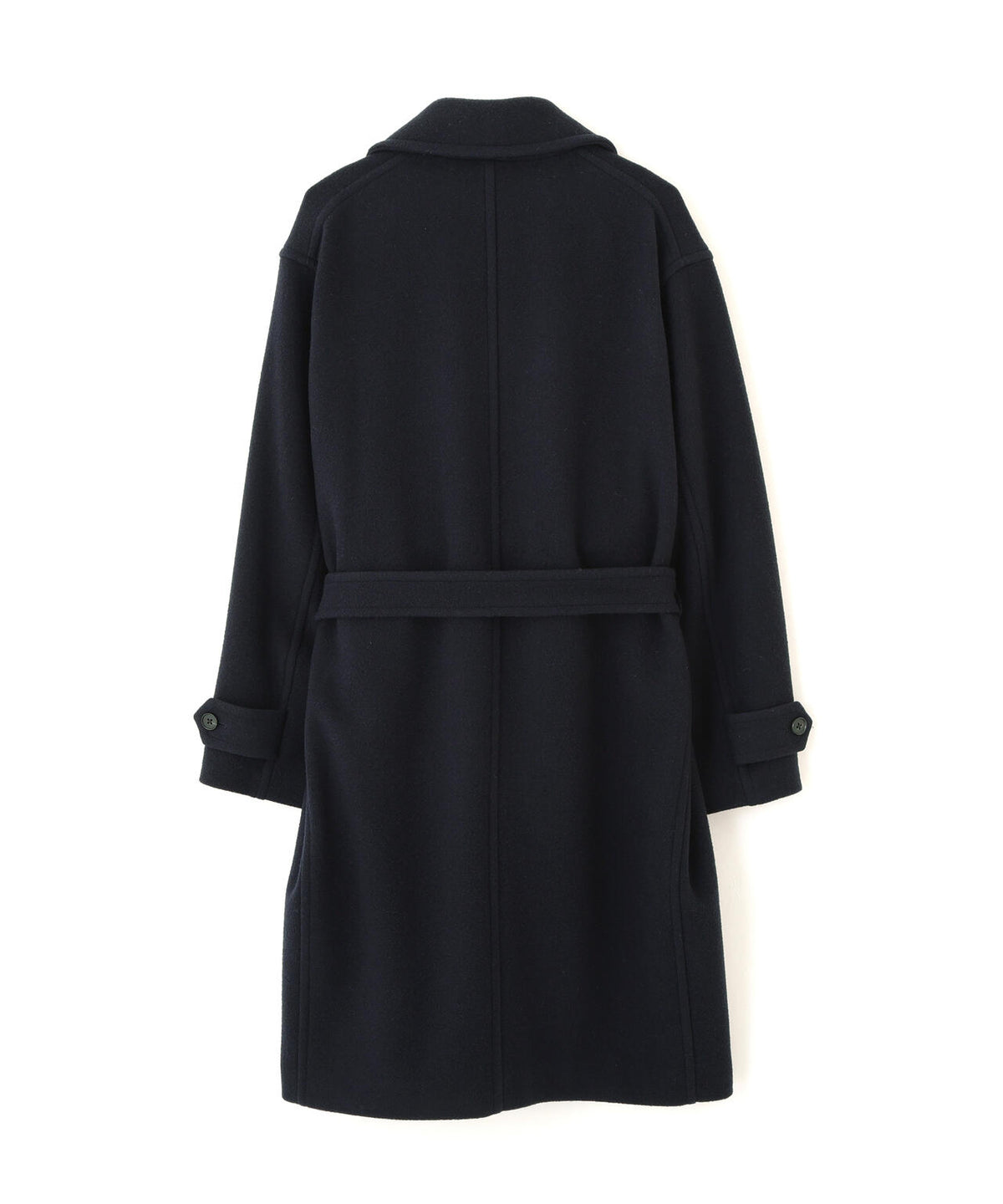 YLEVE / BLANKET-BRUSHED WOOL LONG COAT