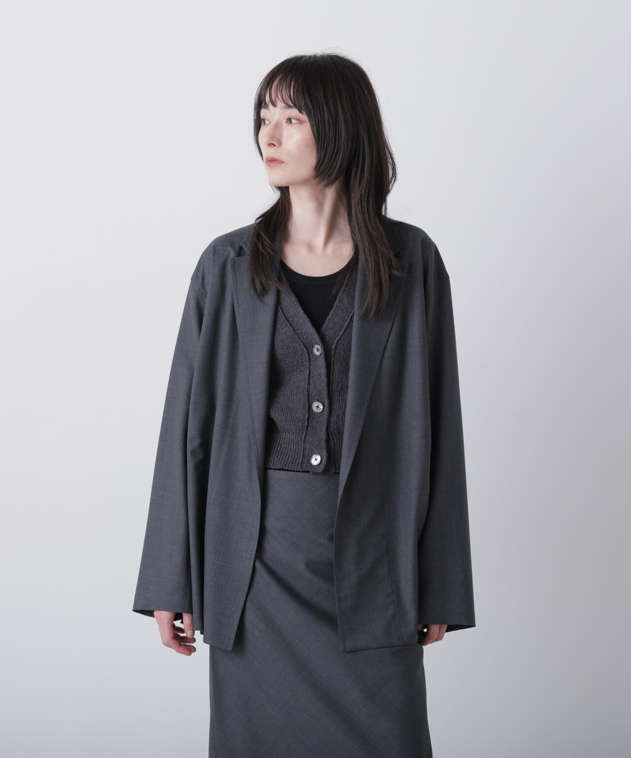 YLEVE / SUPER140's WOOL TROPICAL JACKET