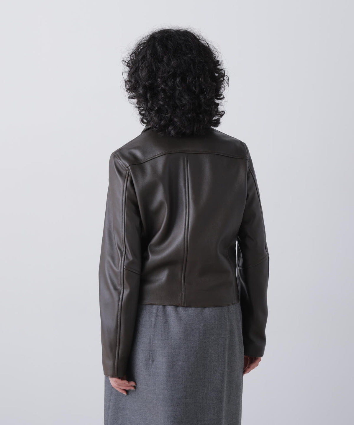 YLEVE / SHEEP AVIATOR LEATHER JACKET