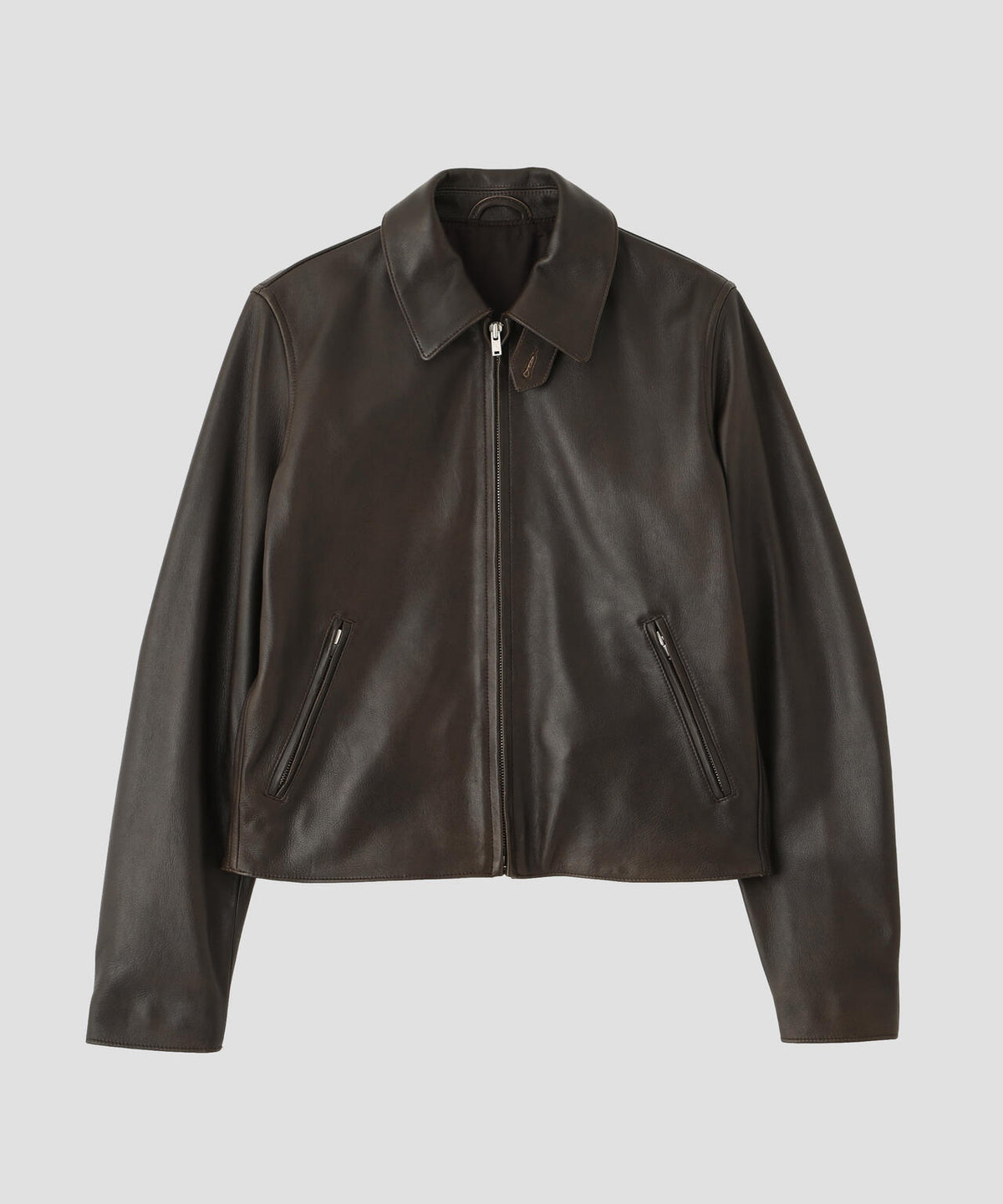 YLEVE / SHEEP AVIATOR LEATHER JACKET