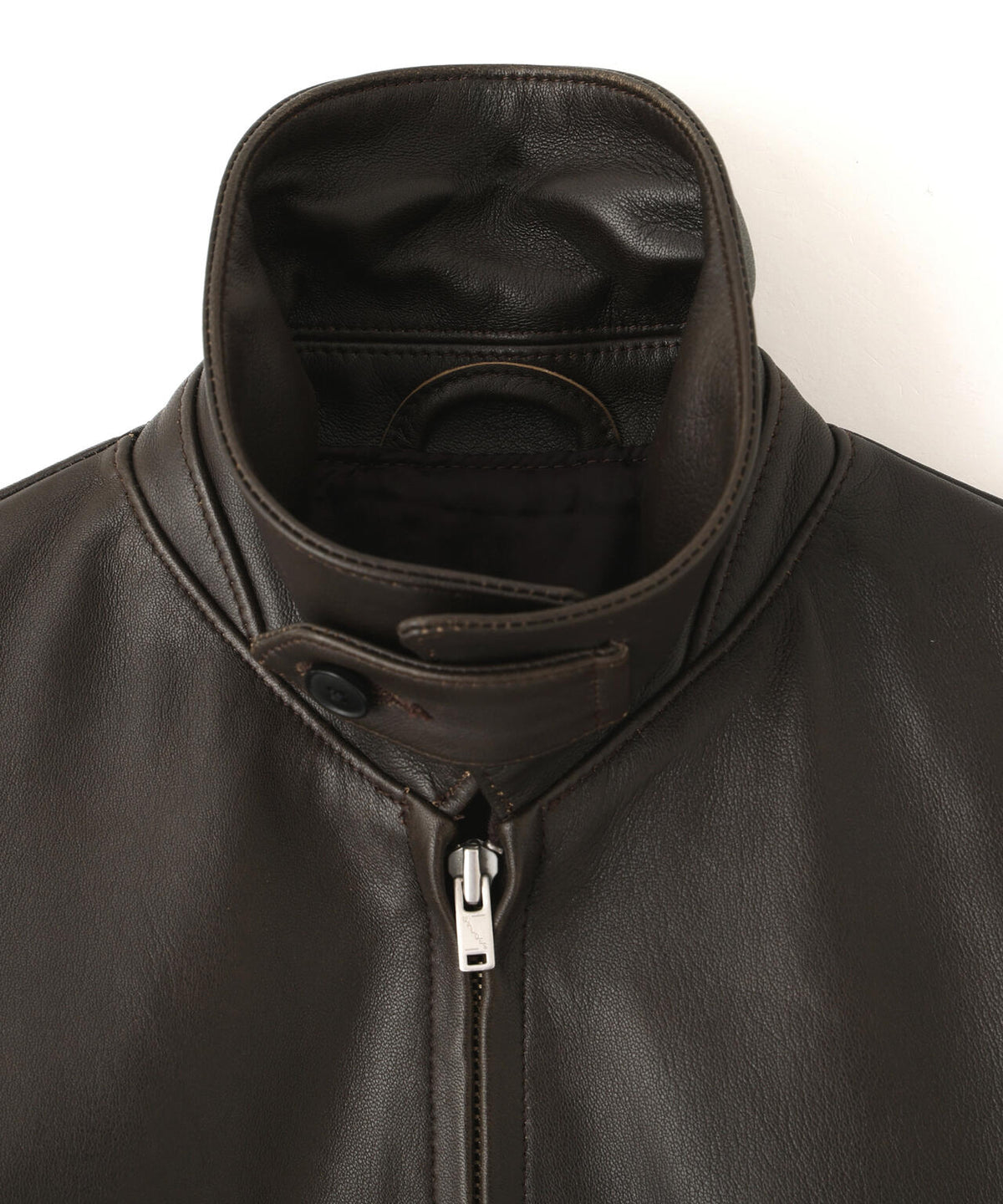YLEVE / SHEEP AVIATOR LEATHER JACKET