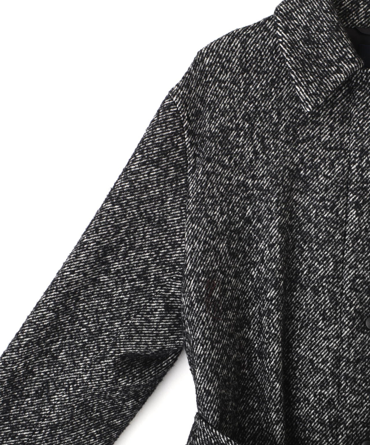 YLEVE / NEPPED TWEED COVERALL JACKET