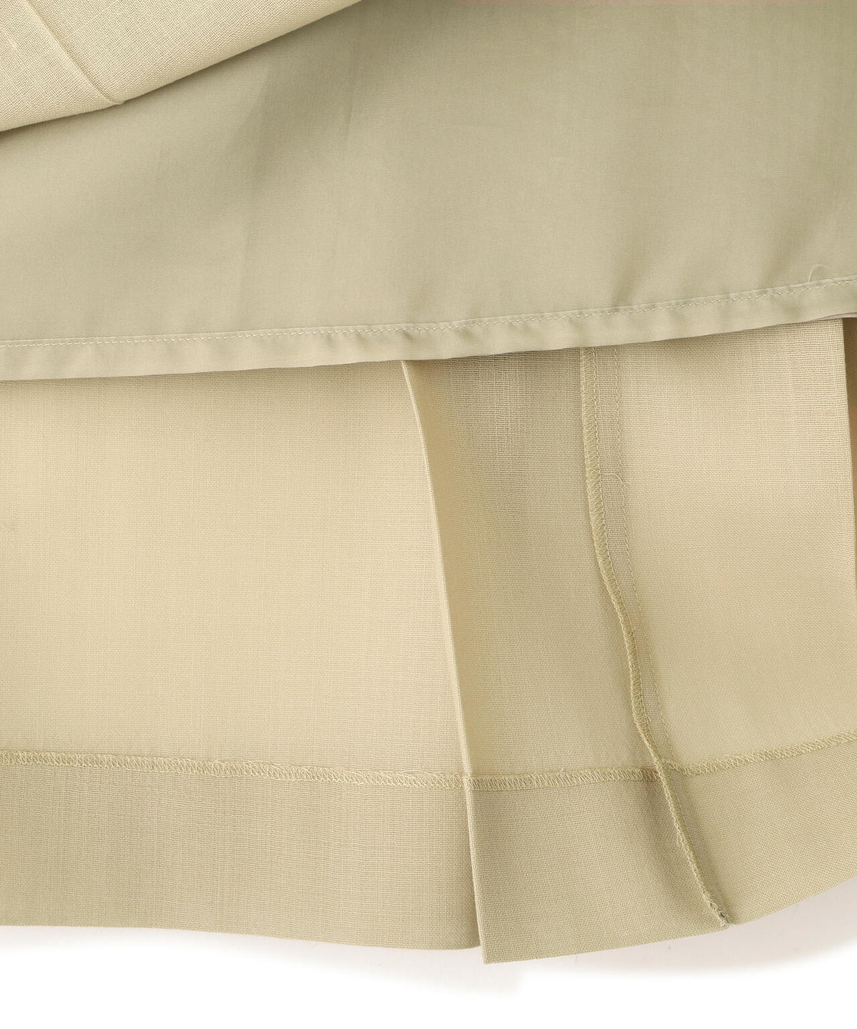 YLEVE / 2/72 SUPER 100’s WOOL HIGH-TWIST VOILE SKIRT