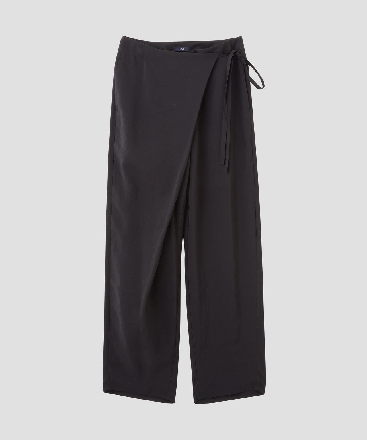 YLEVE / RAYON-POLYESTER BROAD TROUSERS