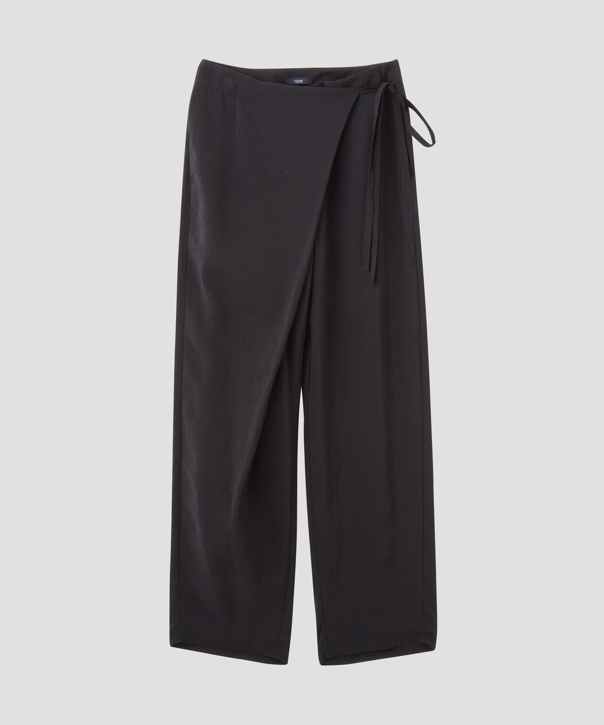 YLEVE / RAYON-POLYESTER BROAD TROUSERS