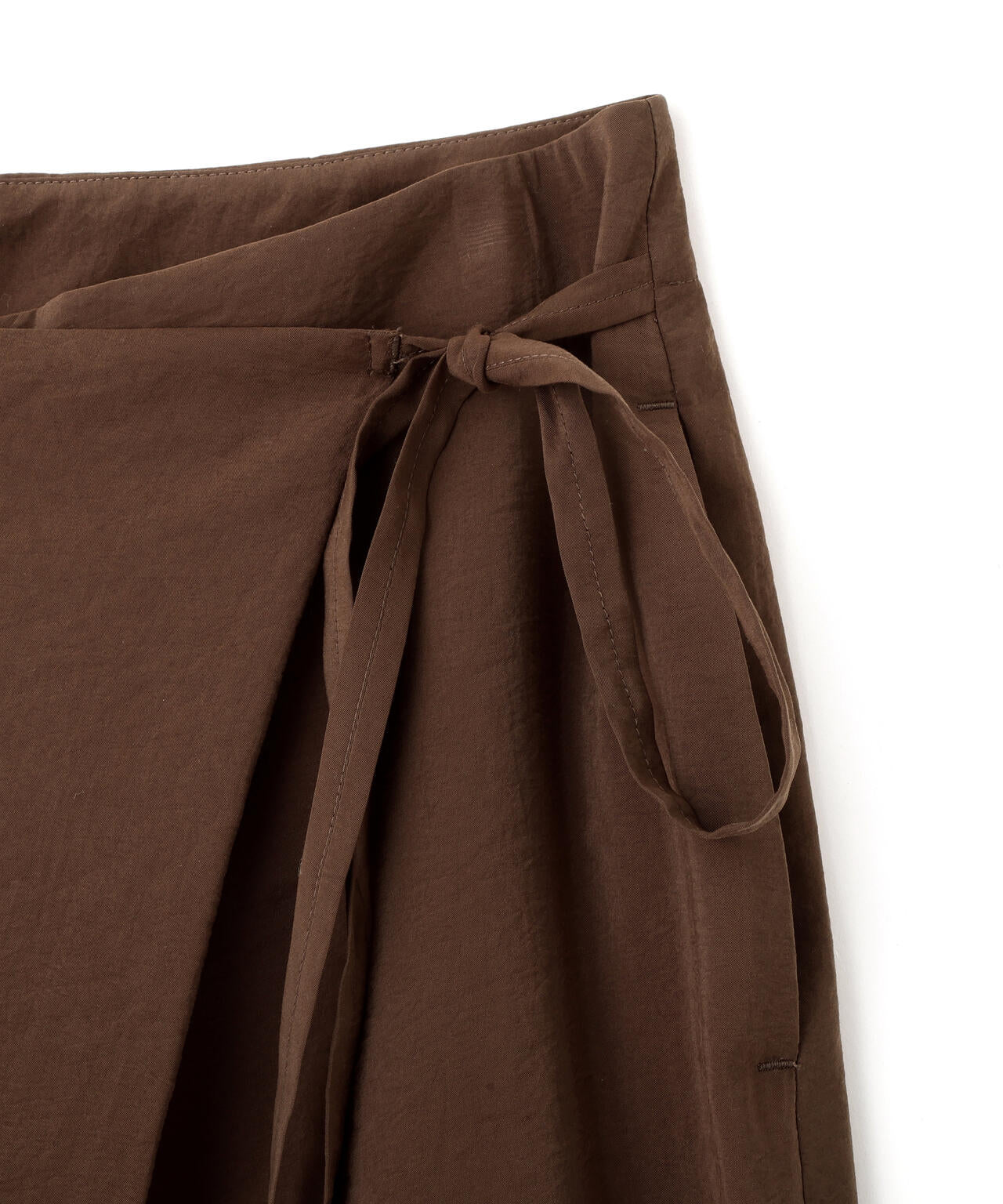 YLEVE / RAYON-POLYESTER BROAD TROUSERS