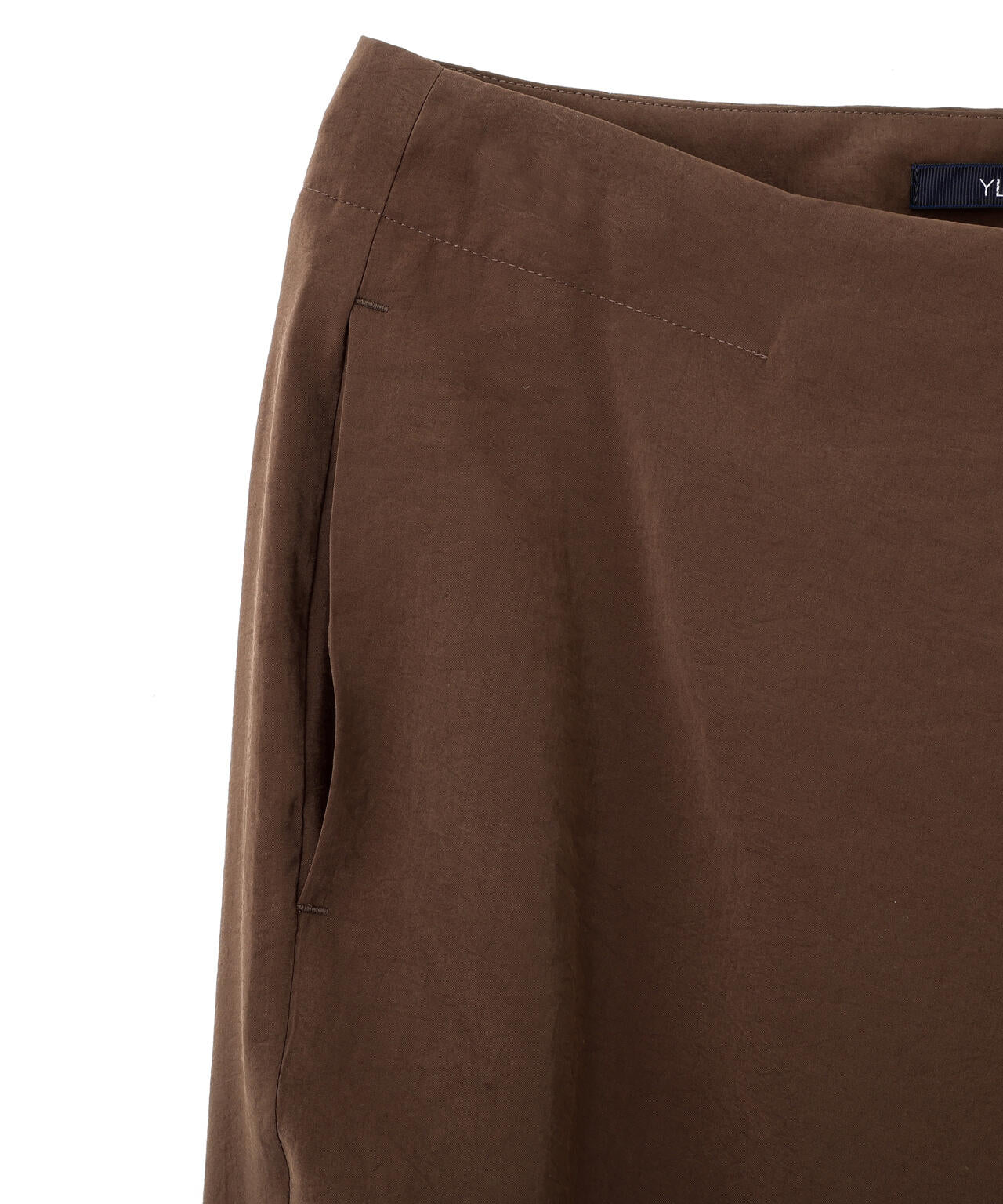 YLEVE / RAYON-POLYESTER BROAD TROUSERS