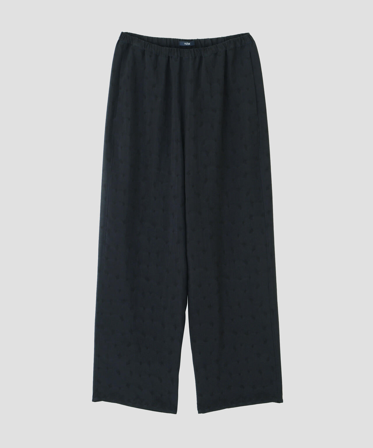 YLEVE / CUPRO JACQUARD TROUSERS