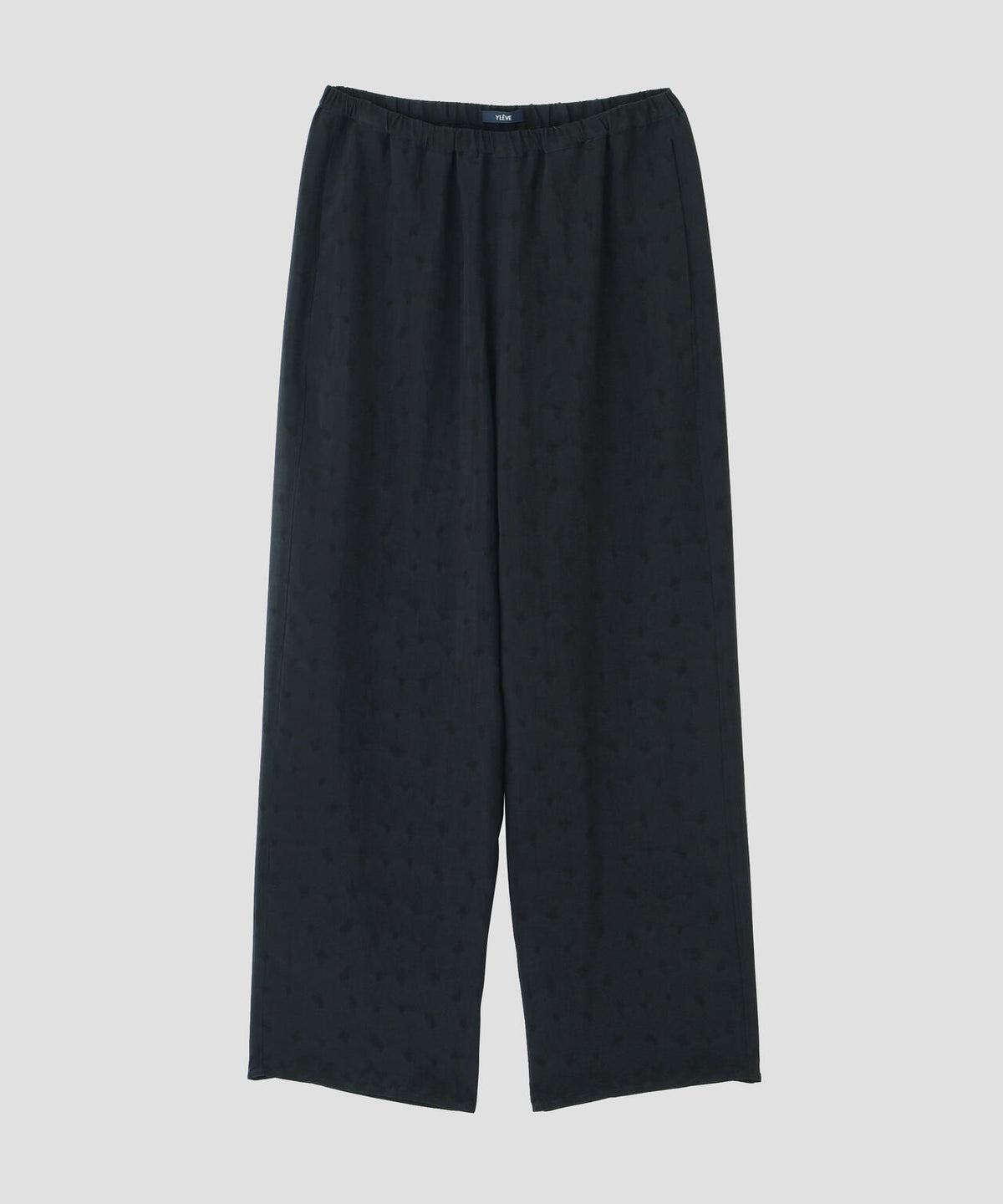 YLEVE / CUPRO JACQUARD TROUSERS