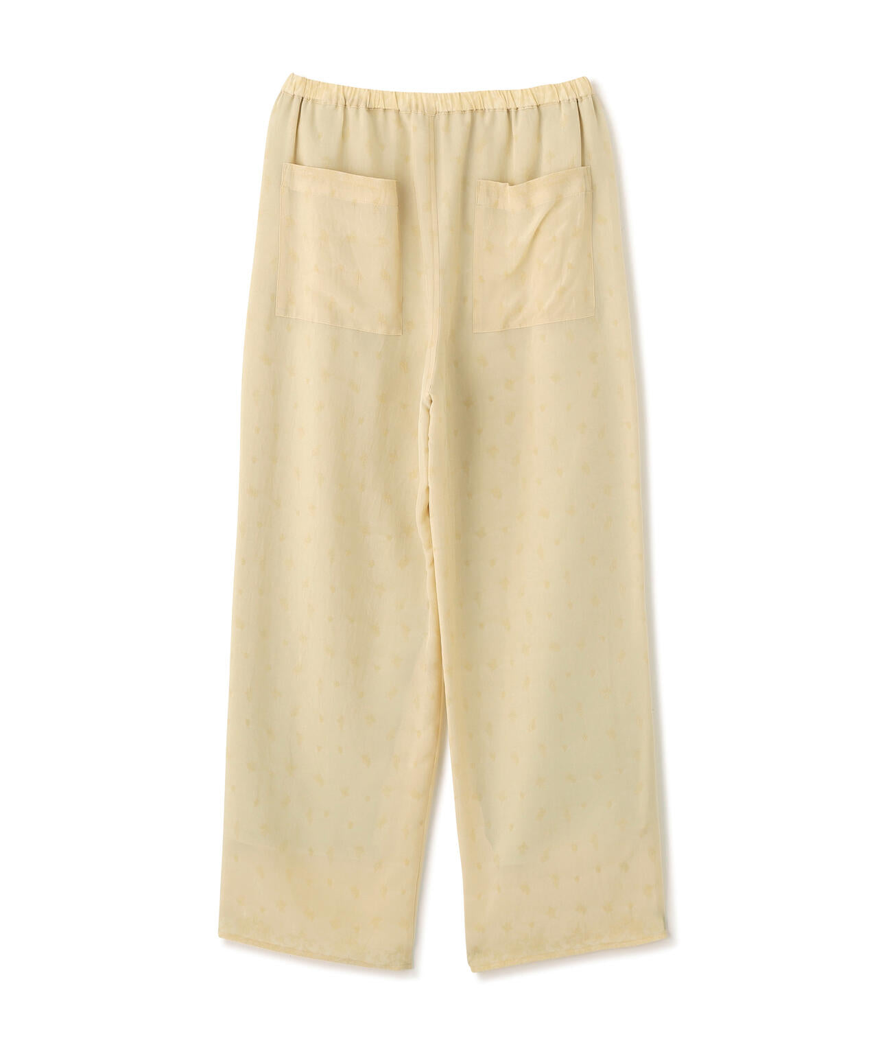 YLEVE / CUPRO JACQUARD TROUSERS