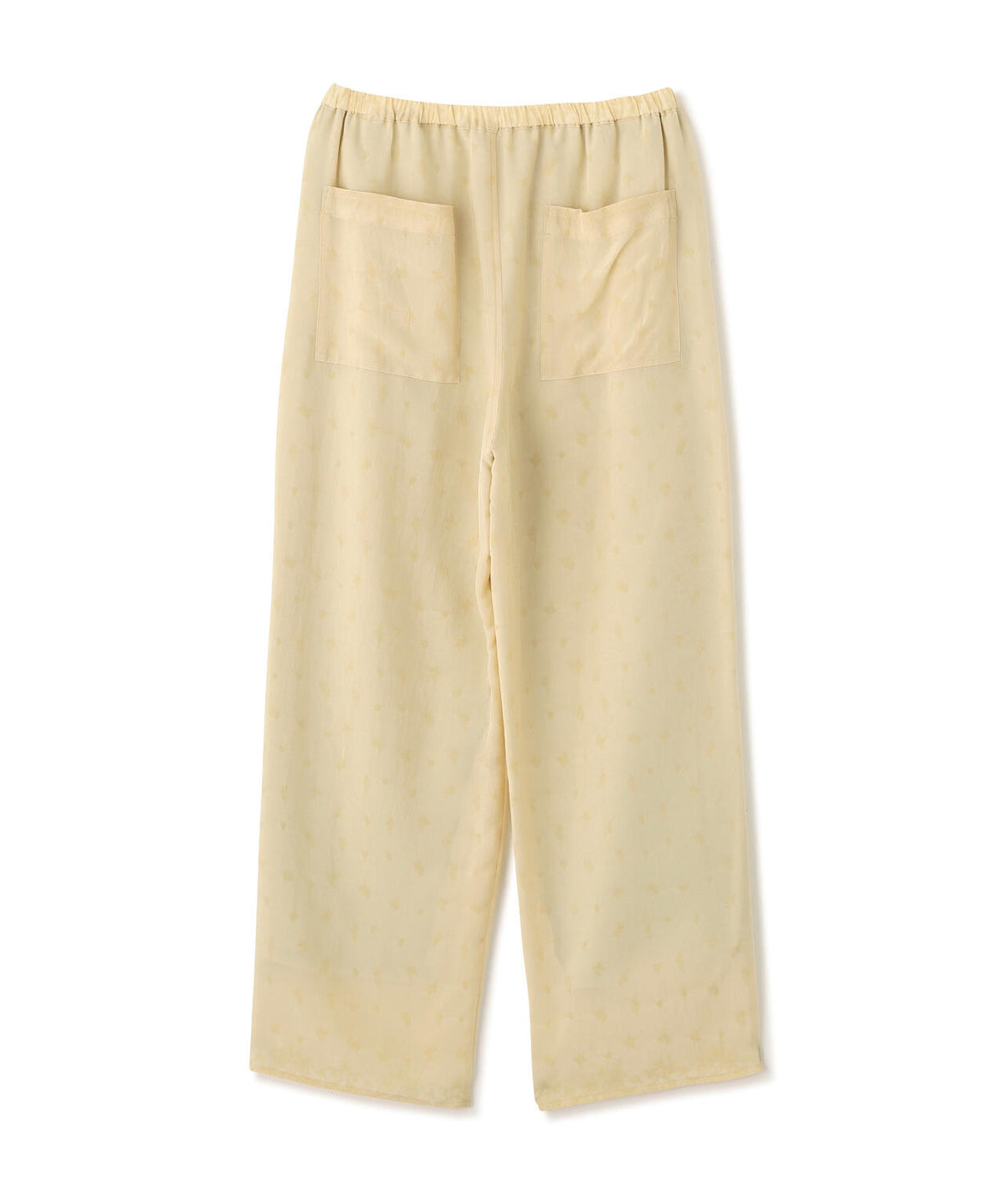 YLEVE / CUPRO JACQUARD TROUSERS