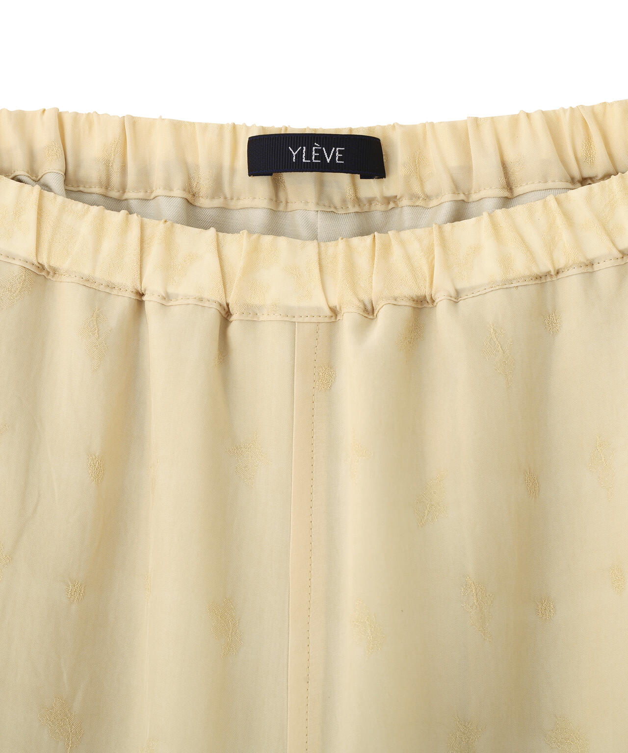 YLEVE / CUPRO JACQUARD TROUSERS