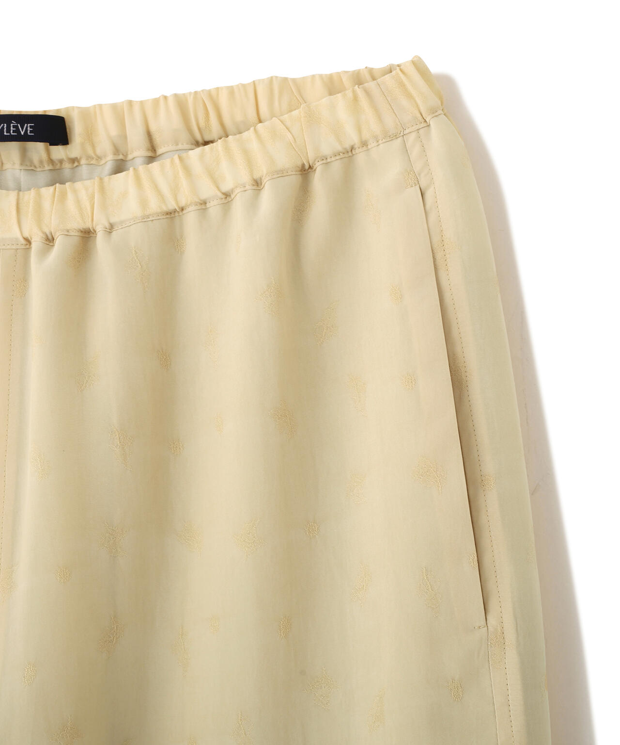 YLEVE / CUPRO JACQUARD TROUSERS