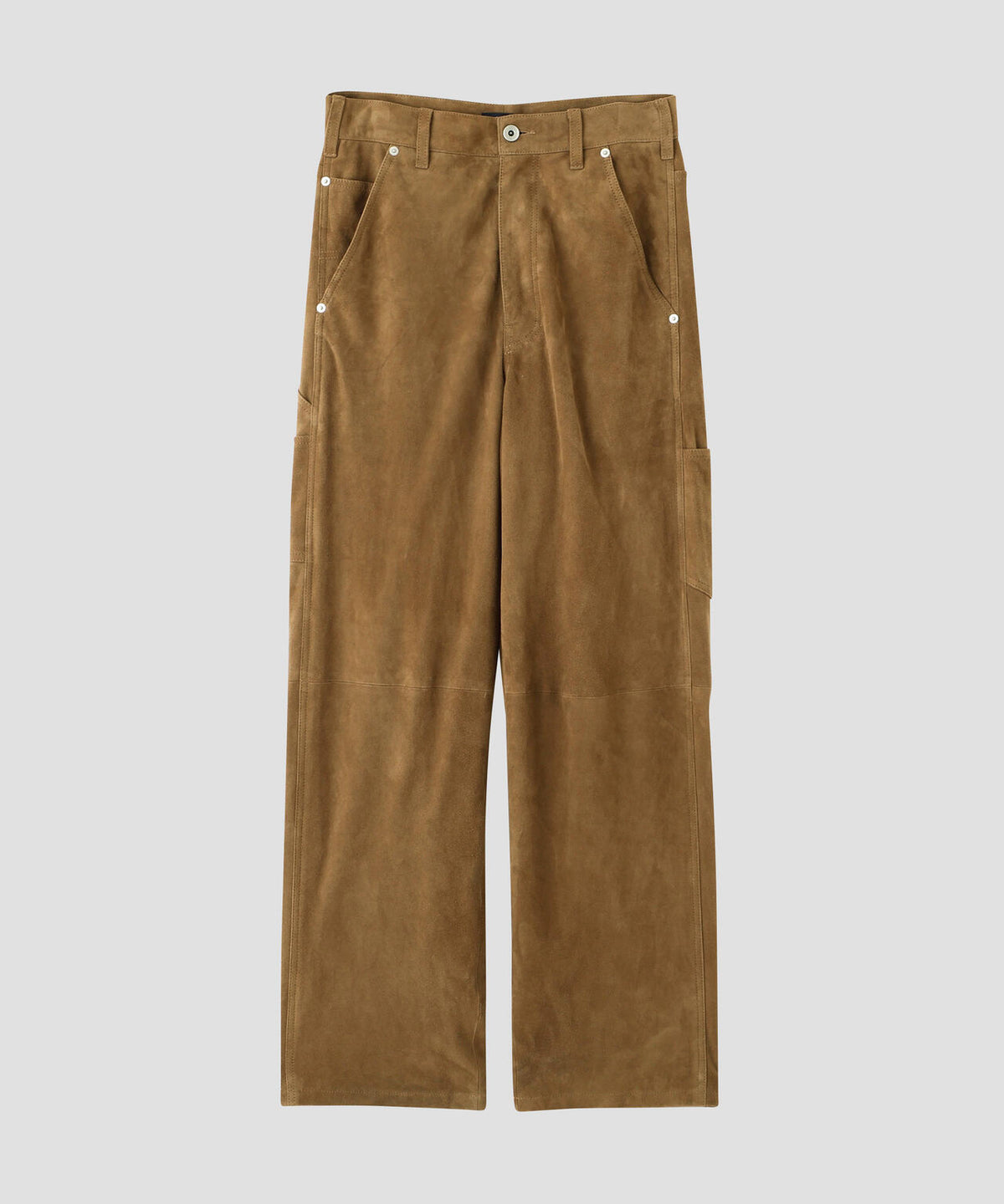 YLEVE / ROUGH GOAT SUEDE PAINTER PANTS
