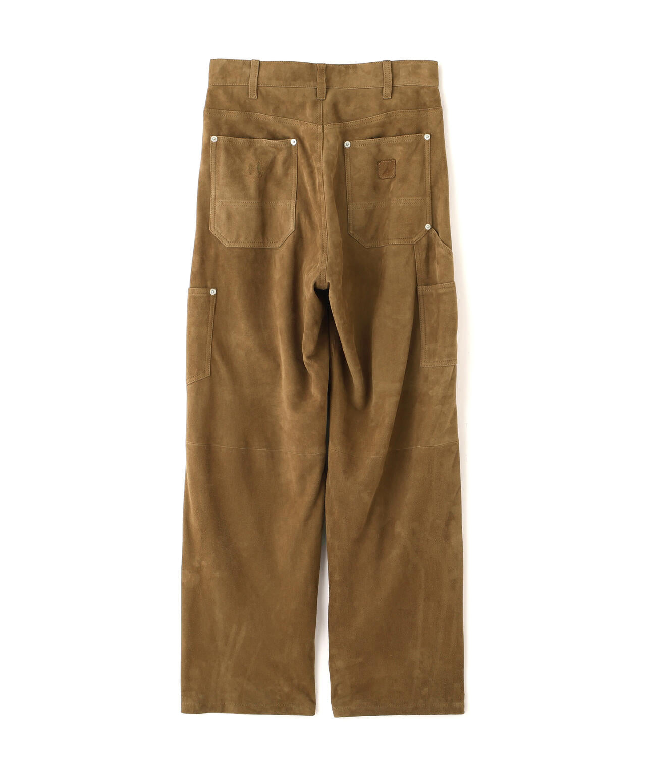 YLEVE / ROUGH GOAT SUEDE PAINTER PANTS