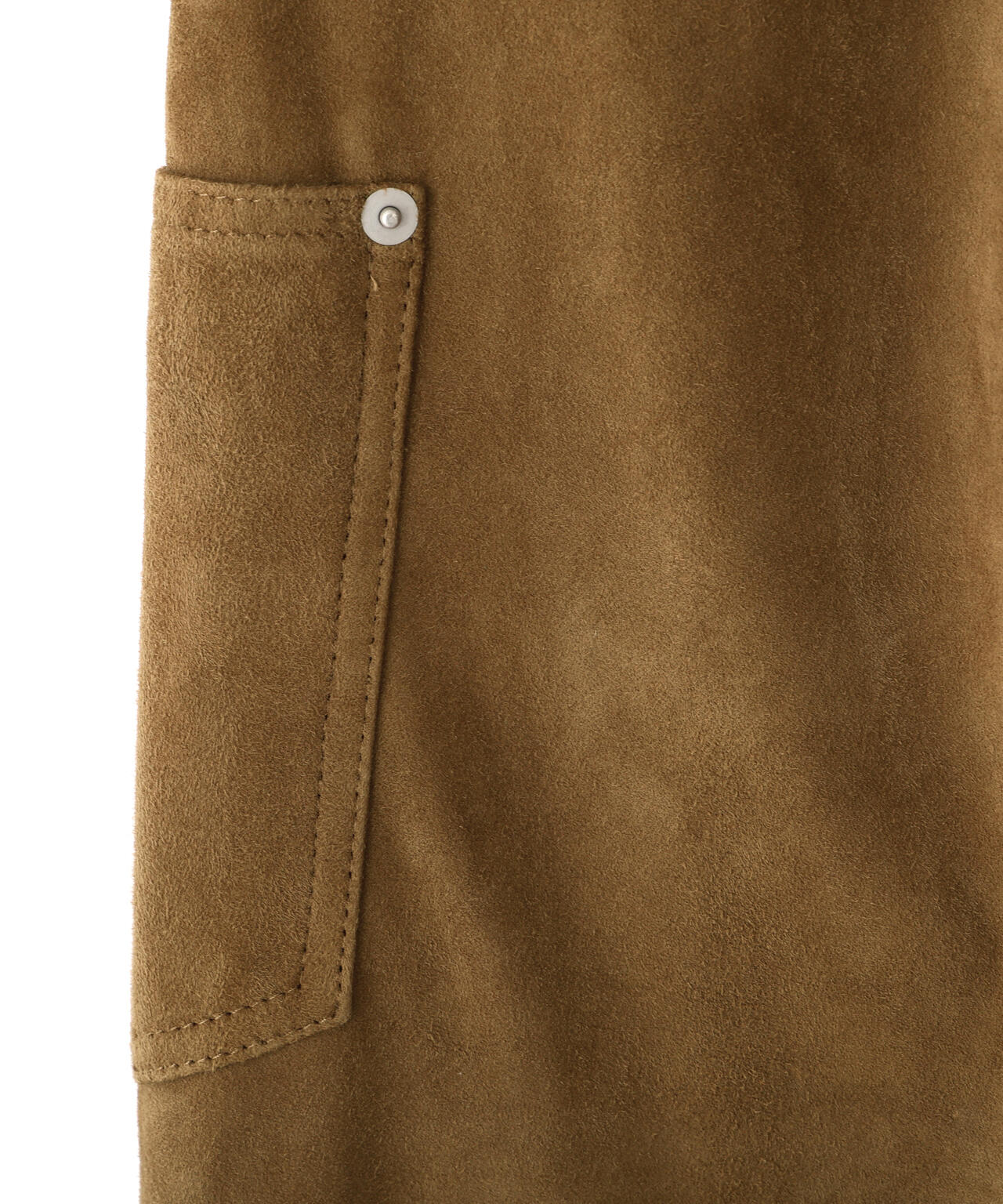 YLEVE / ROUGH GOAT SUEDE PAINTER PANTS