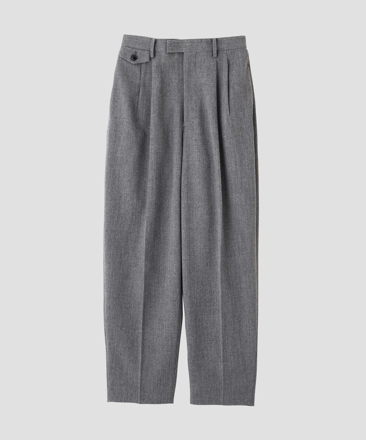 YLEVE / ROUGH WOOL TROUSERS