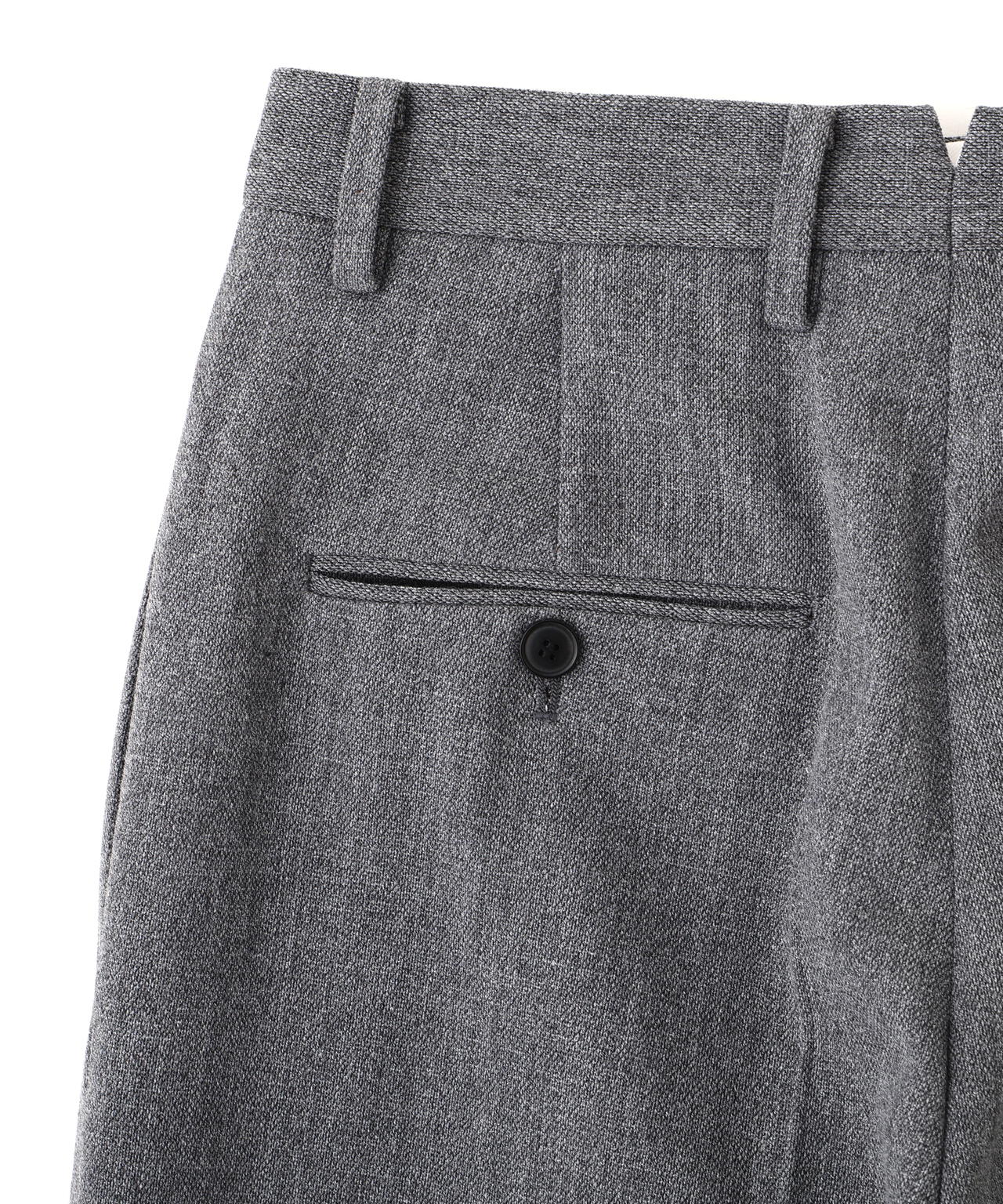 YLEVE / ROUGH WOOL TROUSERS