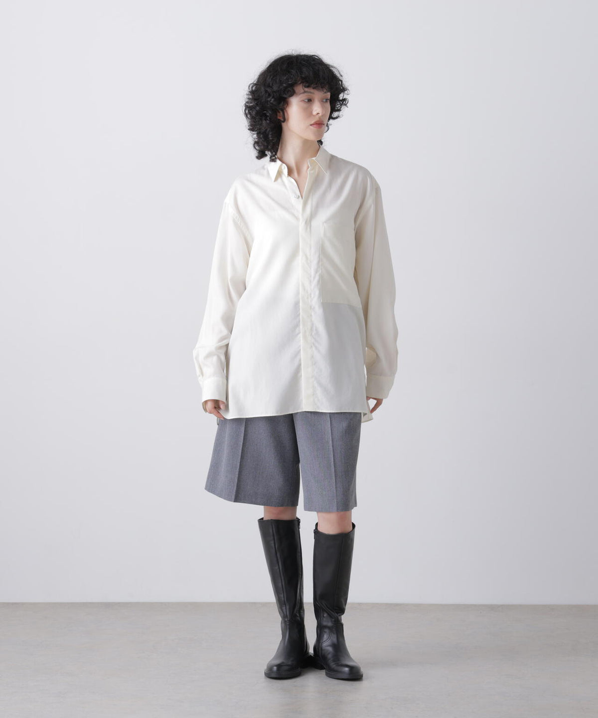 YLEVE / ROUGH WOOL CULOTTE