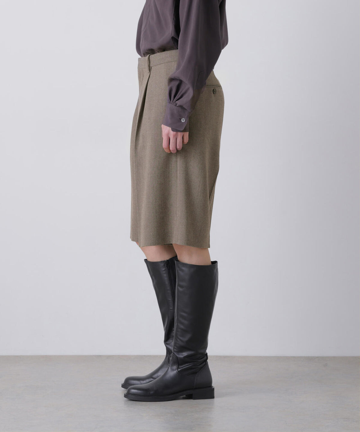 YLEVE / ROUGH WOOL CULOTTE