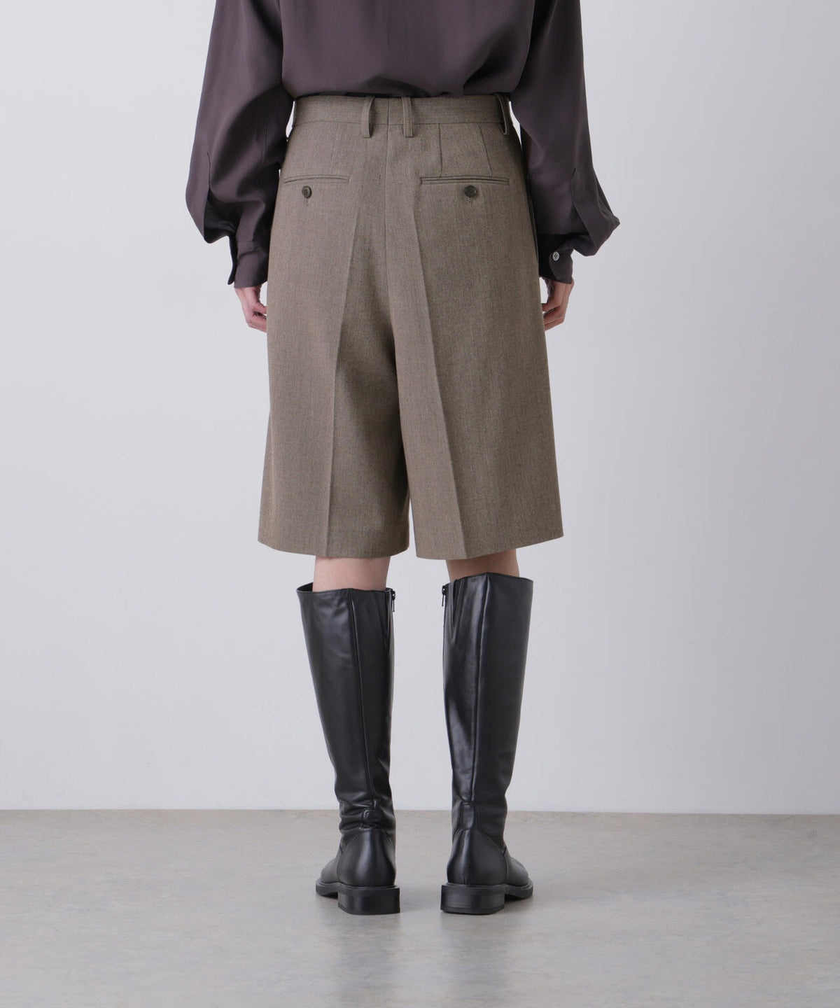 YLEVE / ROUGH WOOL CULOTTE