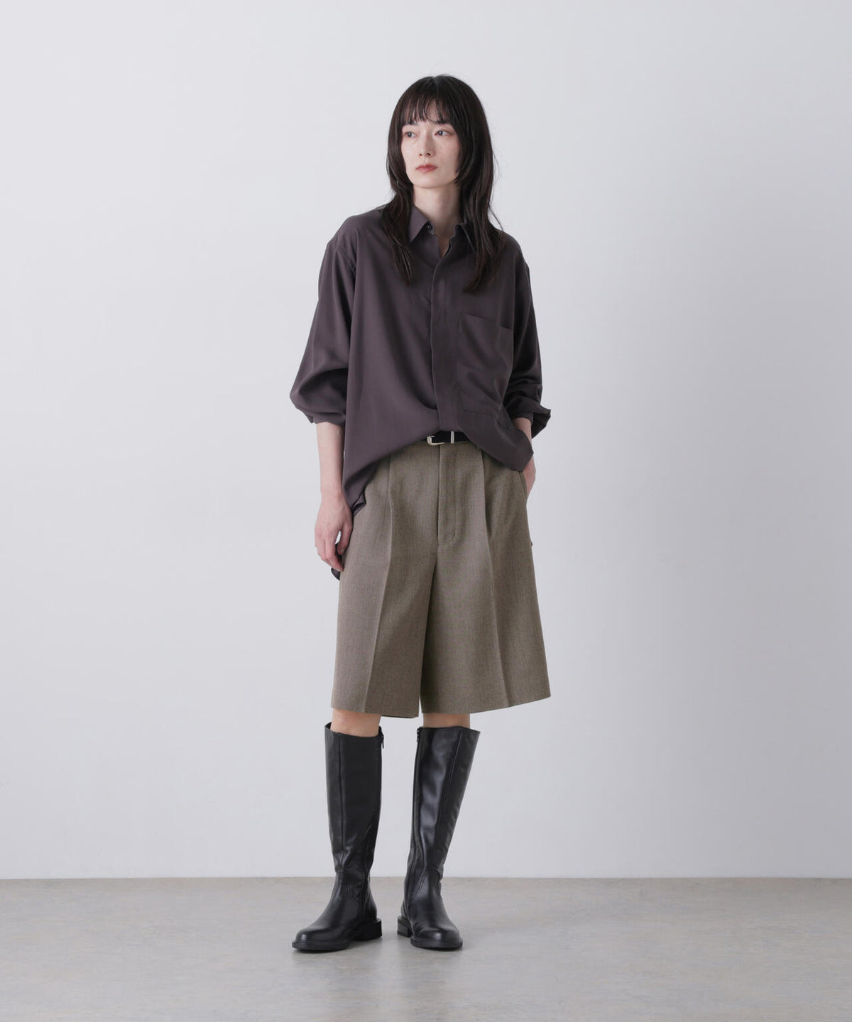 YLEVE / ROUGH WOOL CULOTTE
