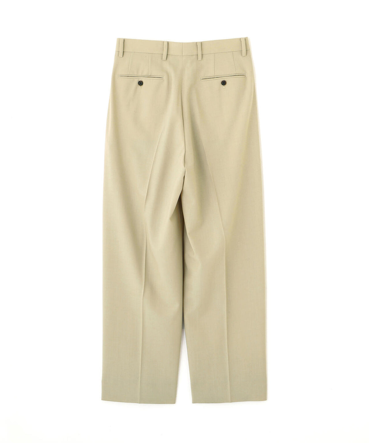 YLEVE / 2/72 SUPER 100’s WOOL HIGH-TWIST VOILE TROUSERS