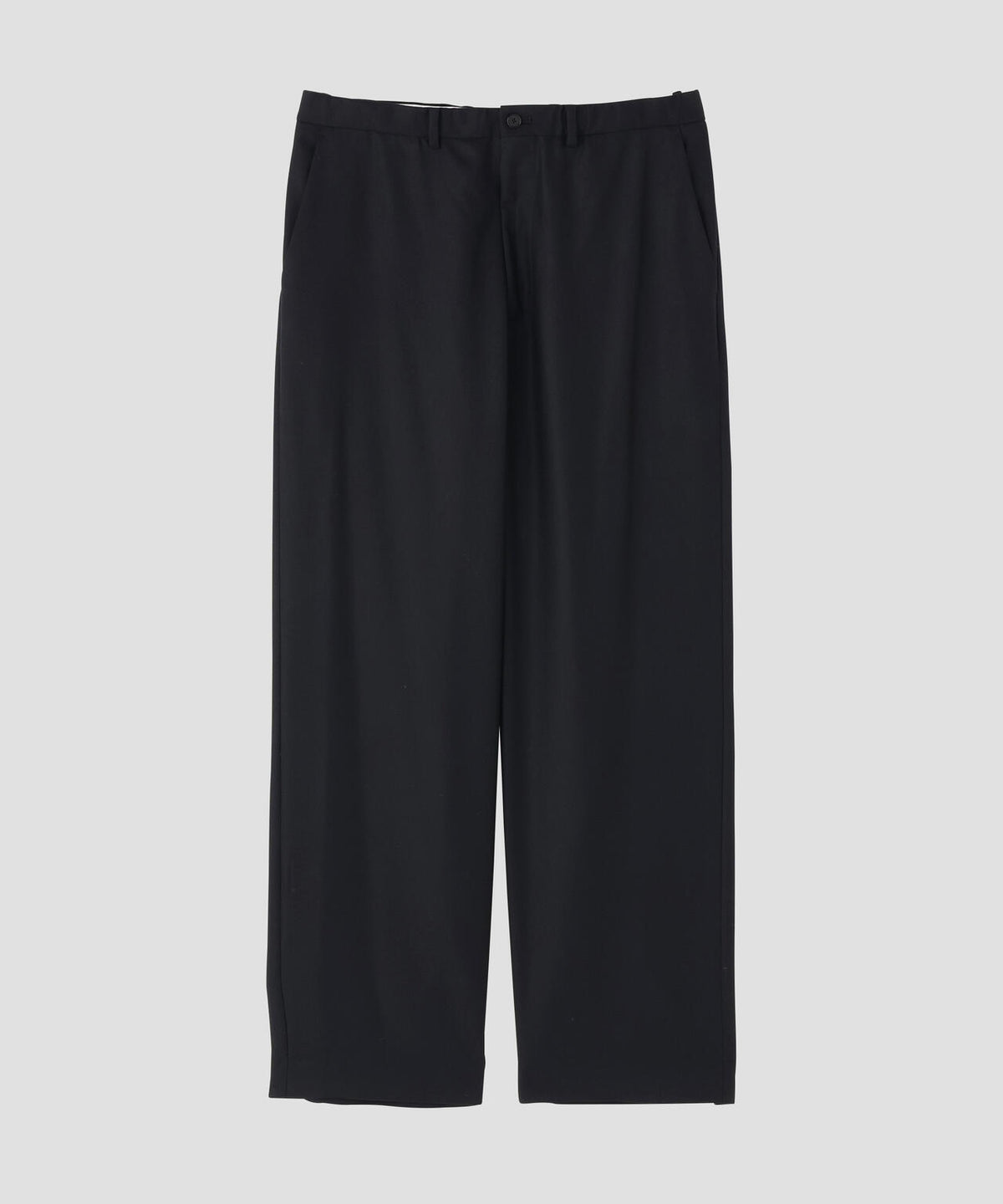 YLEVE / NON MULESING WOOL LIGHT FLANNEL TROUSERS
