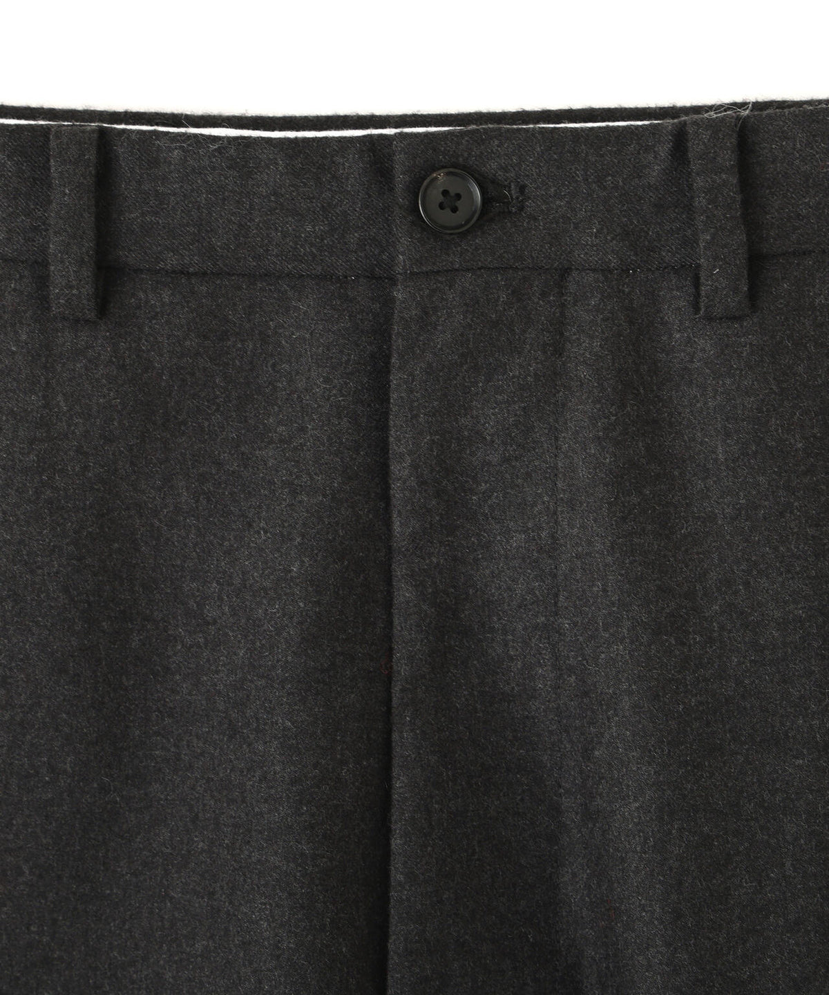 YLEVE / NON MULESING WOOL LIGHT FLANNEL TROUSERS