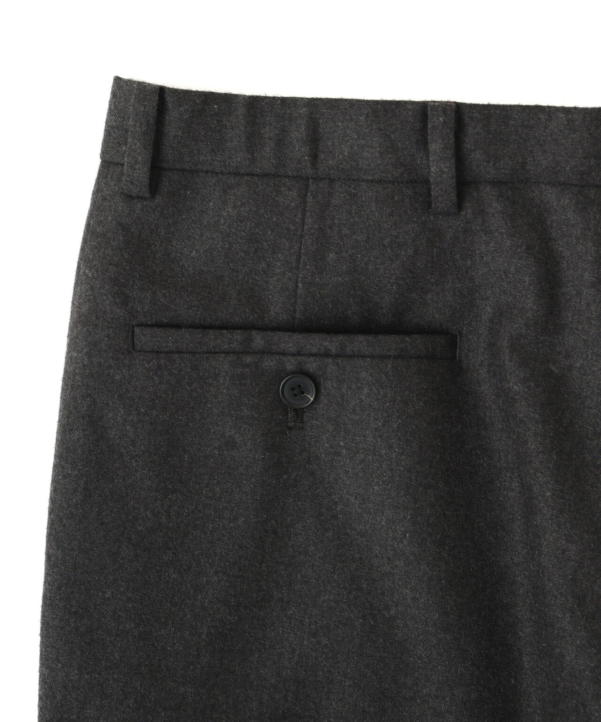 YLEVE / NON MULESING WOOL LIGHT FLANNEL TROUSERS