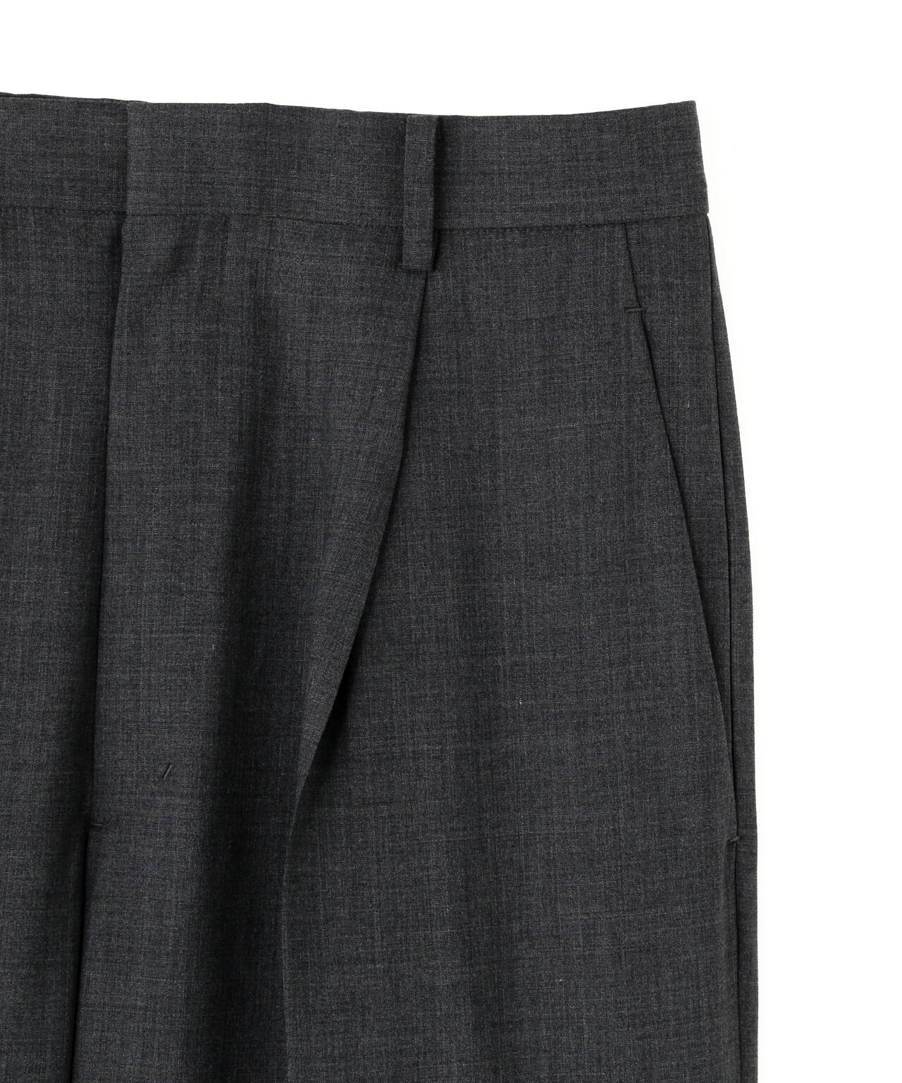 YLEVE / SUPER140's WOOL TROPICAL TROUSERS