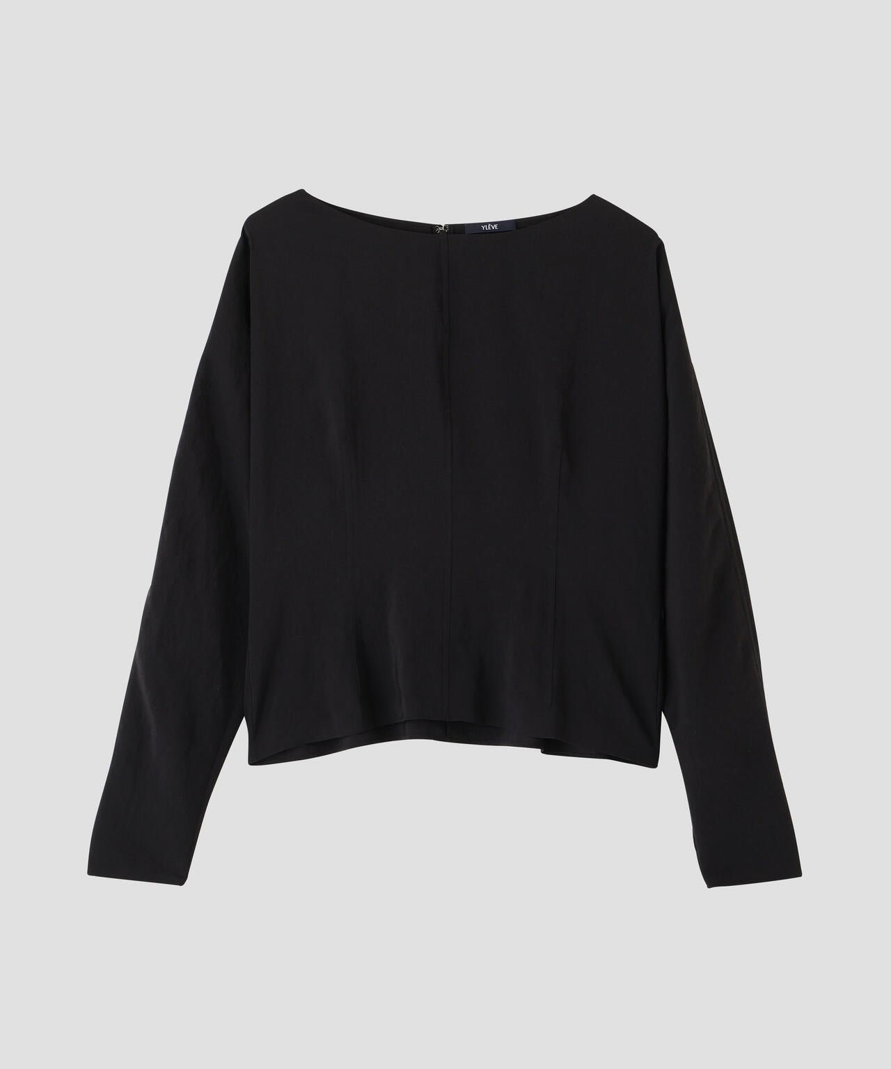 YLEVE / RAYON-POLYESTER BROAD BLOUSE