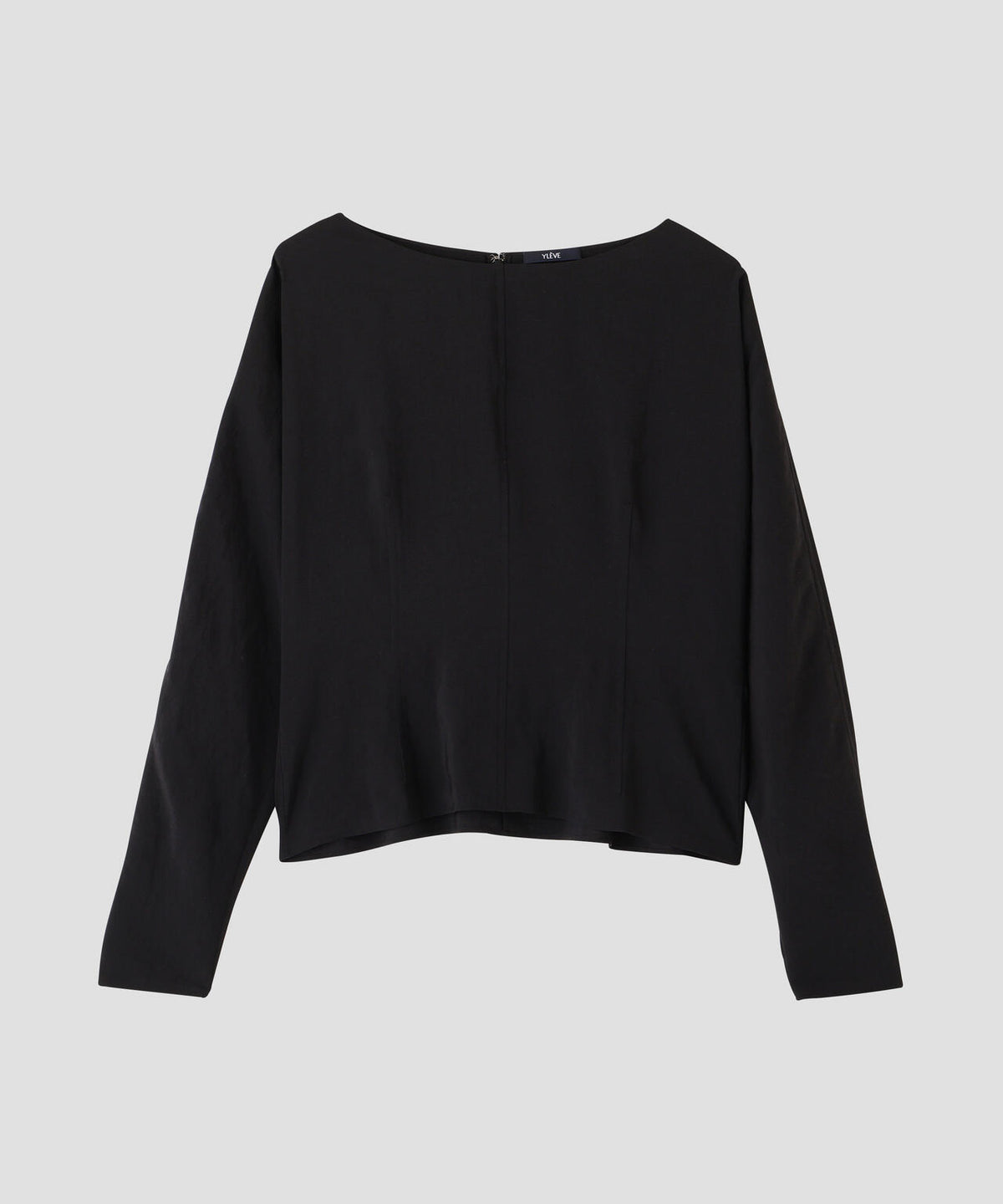 YLEVE / RAYON-POLYESTER BROAD BLOUSE
