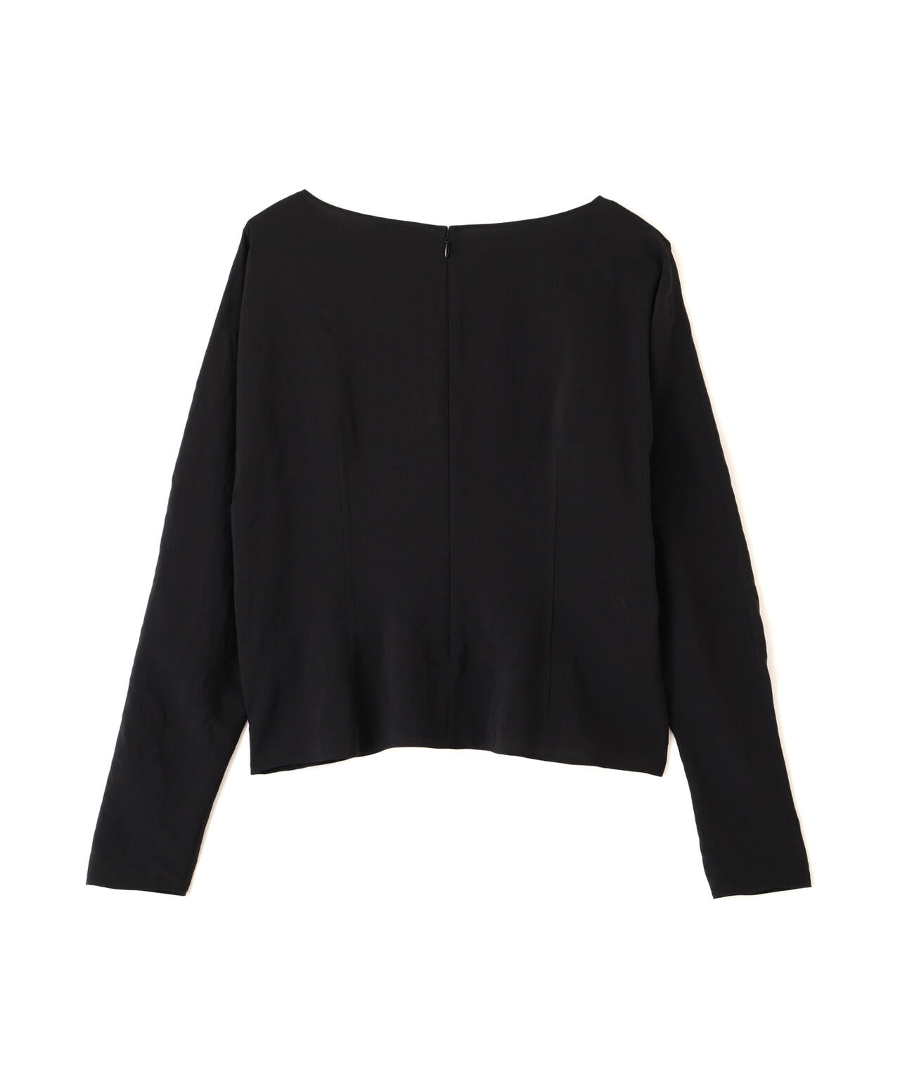 YLEVE / RAYON-POLYESTER BROAD BLOUSE