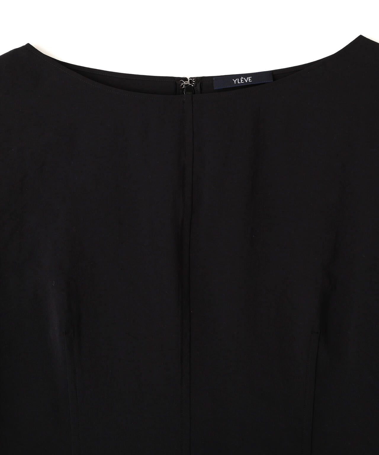 YLEVE / RAYON-POLYESTER BROAD BLOUSE