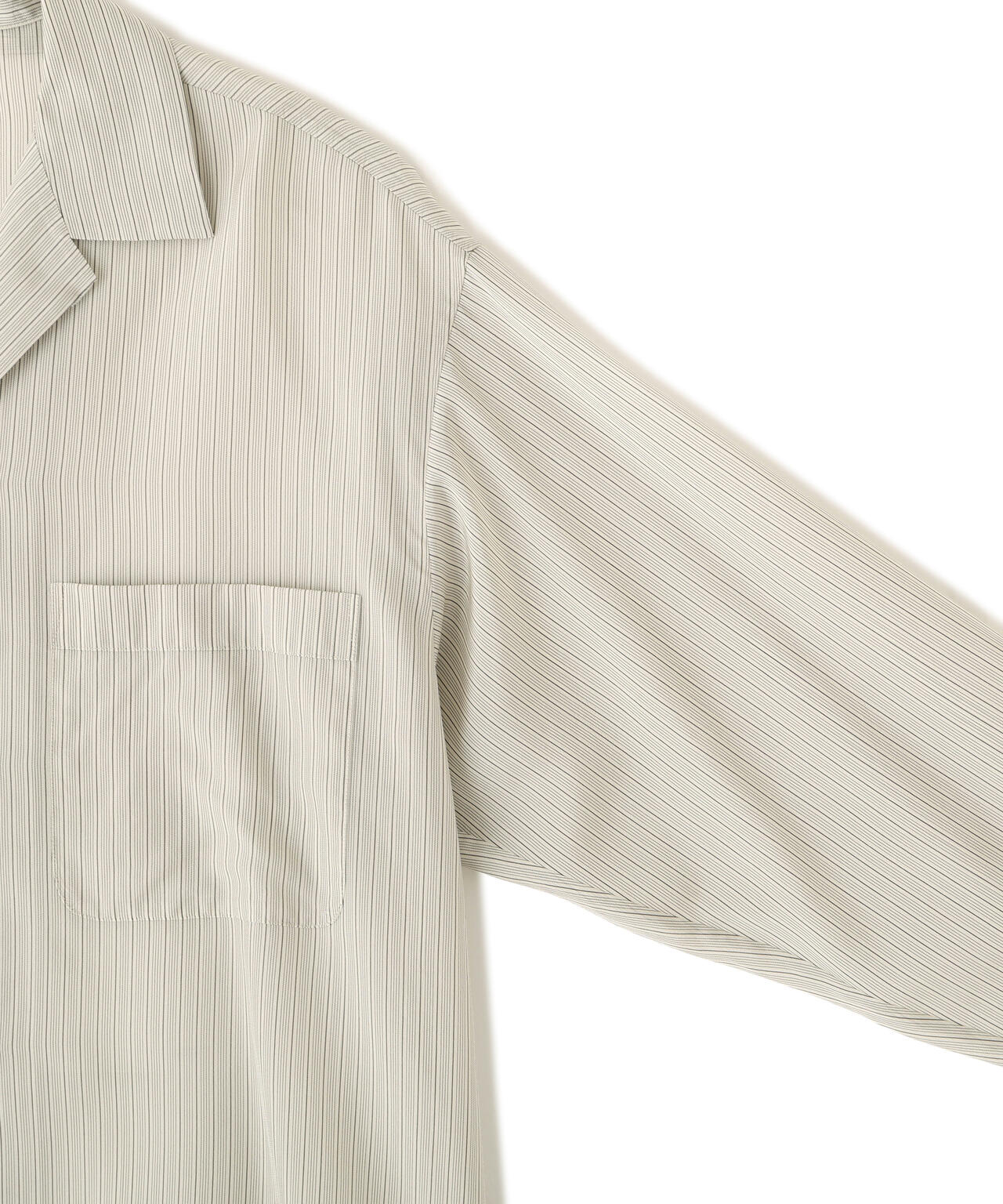 YLEVE / ACETATE CUPRO STRIPE PJ SHIRT
