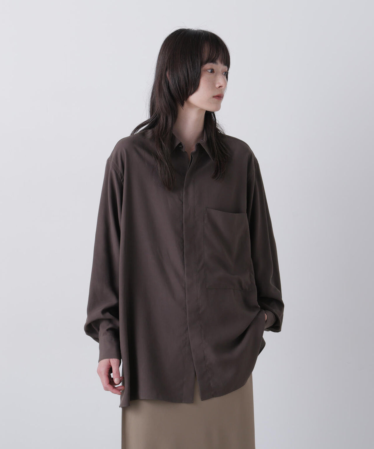 YLEVE / LYOCELL BROADCLOTH BLOUSE