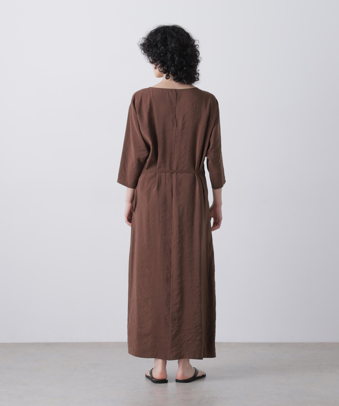 YLEVE / RAYON-POLYESTER BROAD DRESS