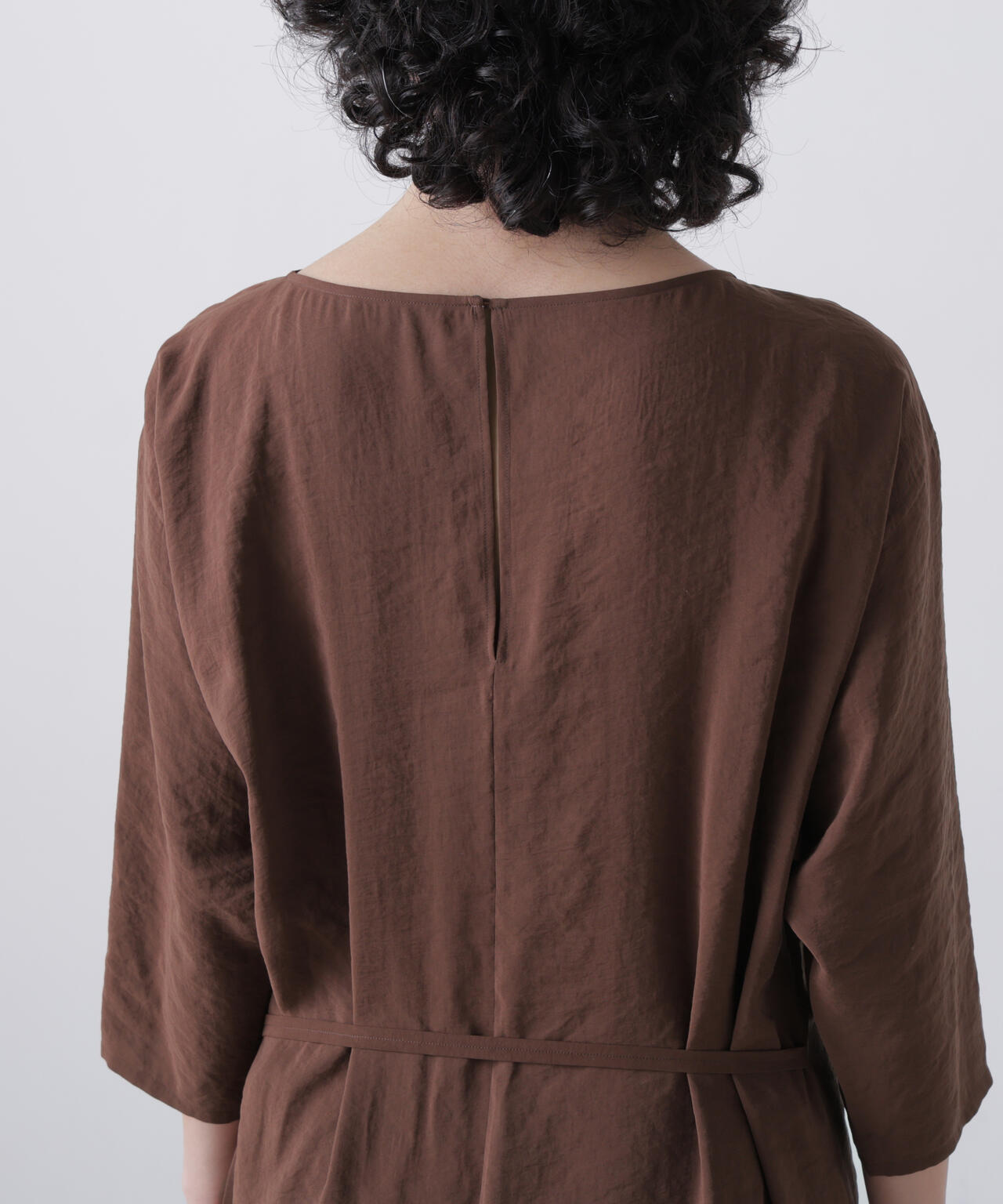 YLEVE / RAYON-POLYESTER BROAD DRESS