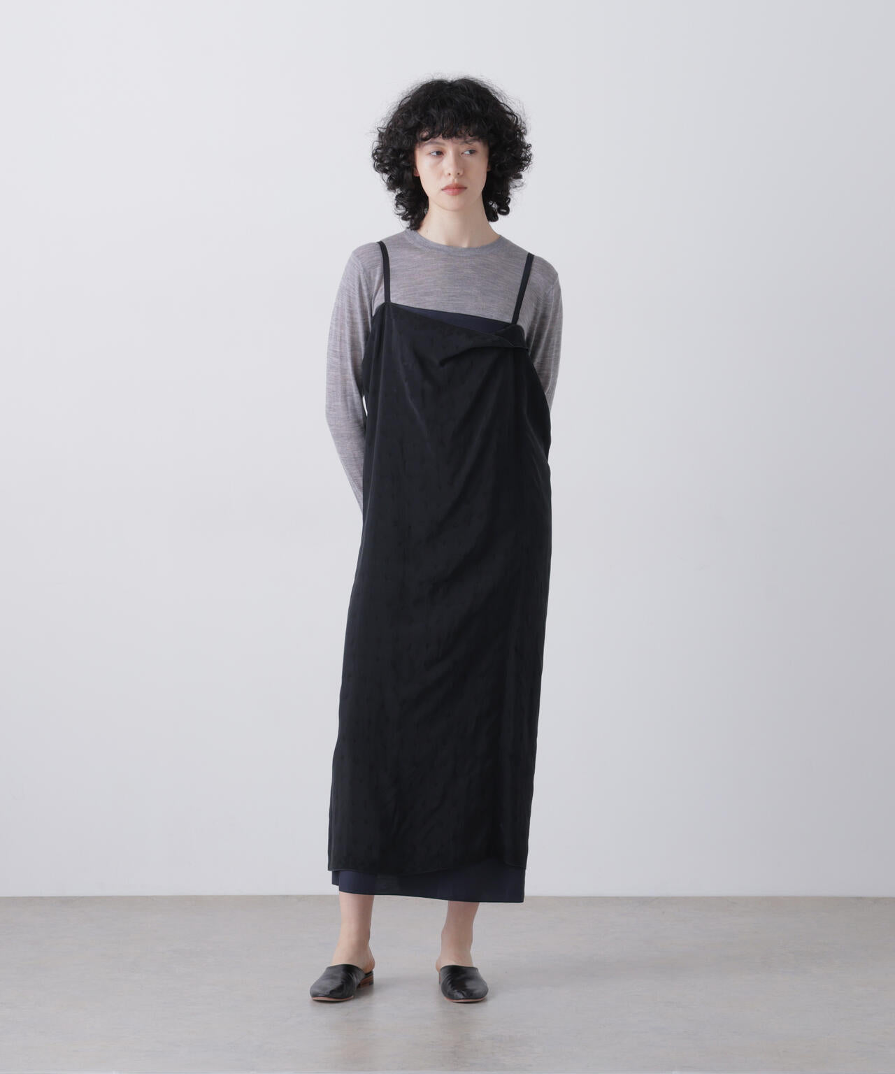 YLEVE / CUPRO JACQUARD DRESS