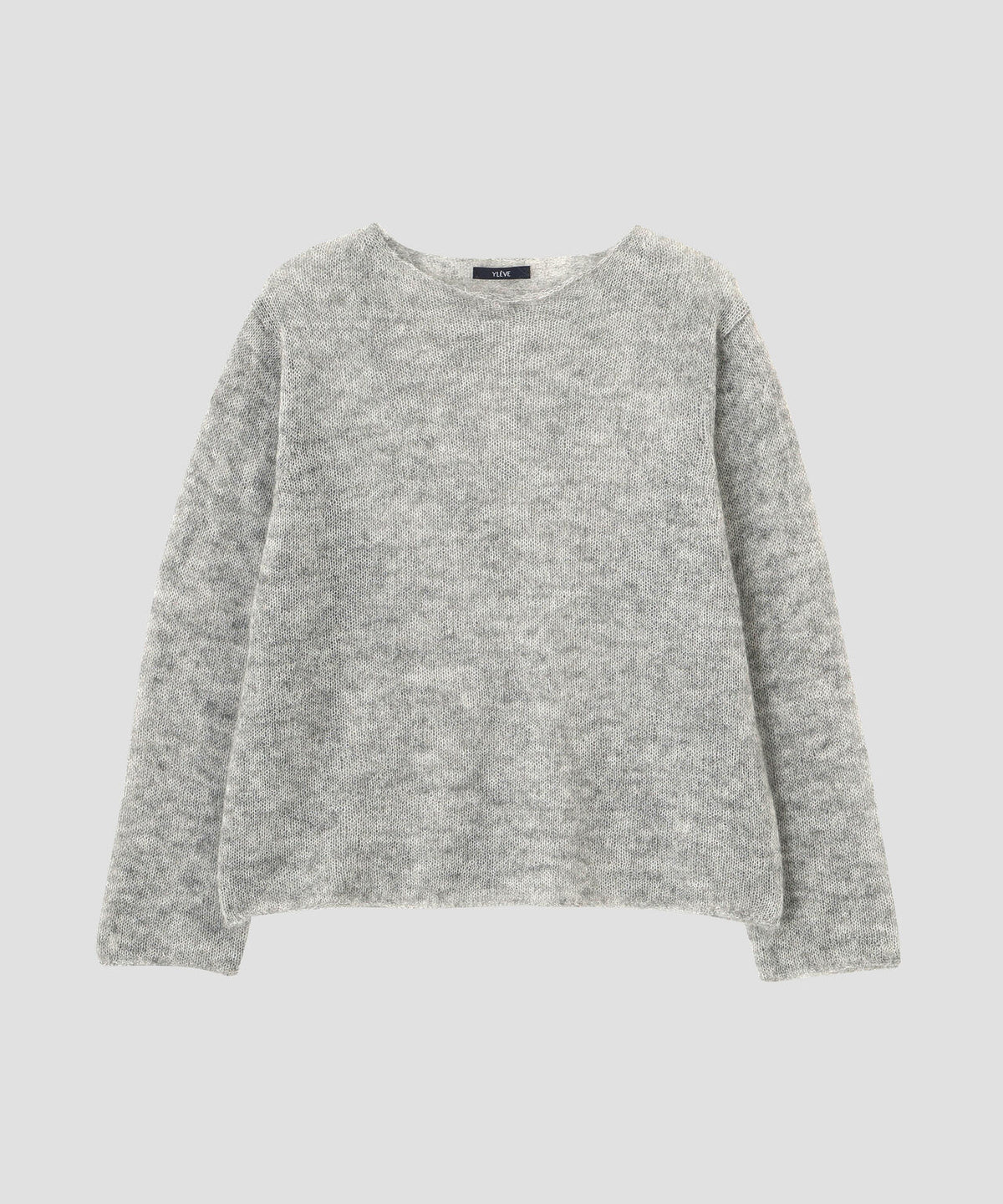YLEVE / SUPER KID MOHAIR BOAT-NECK KNIT